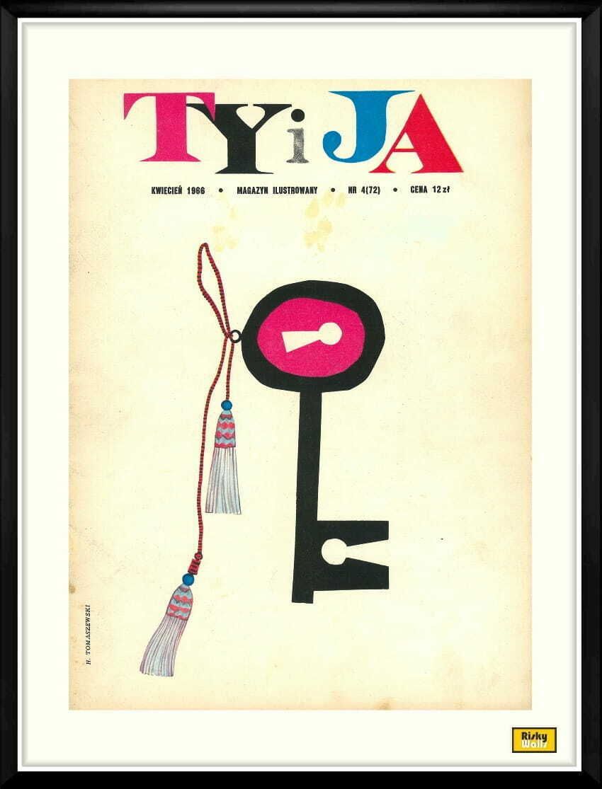 The Cover Of The Monthly Magazine Ty And Ja, Cars. Henryk Tomaszewski, 04/1966
