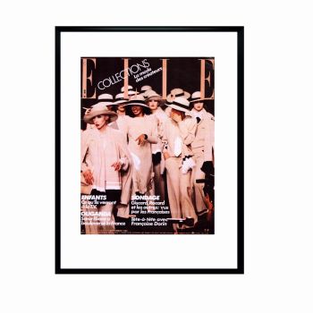 Framed Cover Of French Elle 09/1980 Photo By Sepp photo furniture