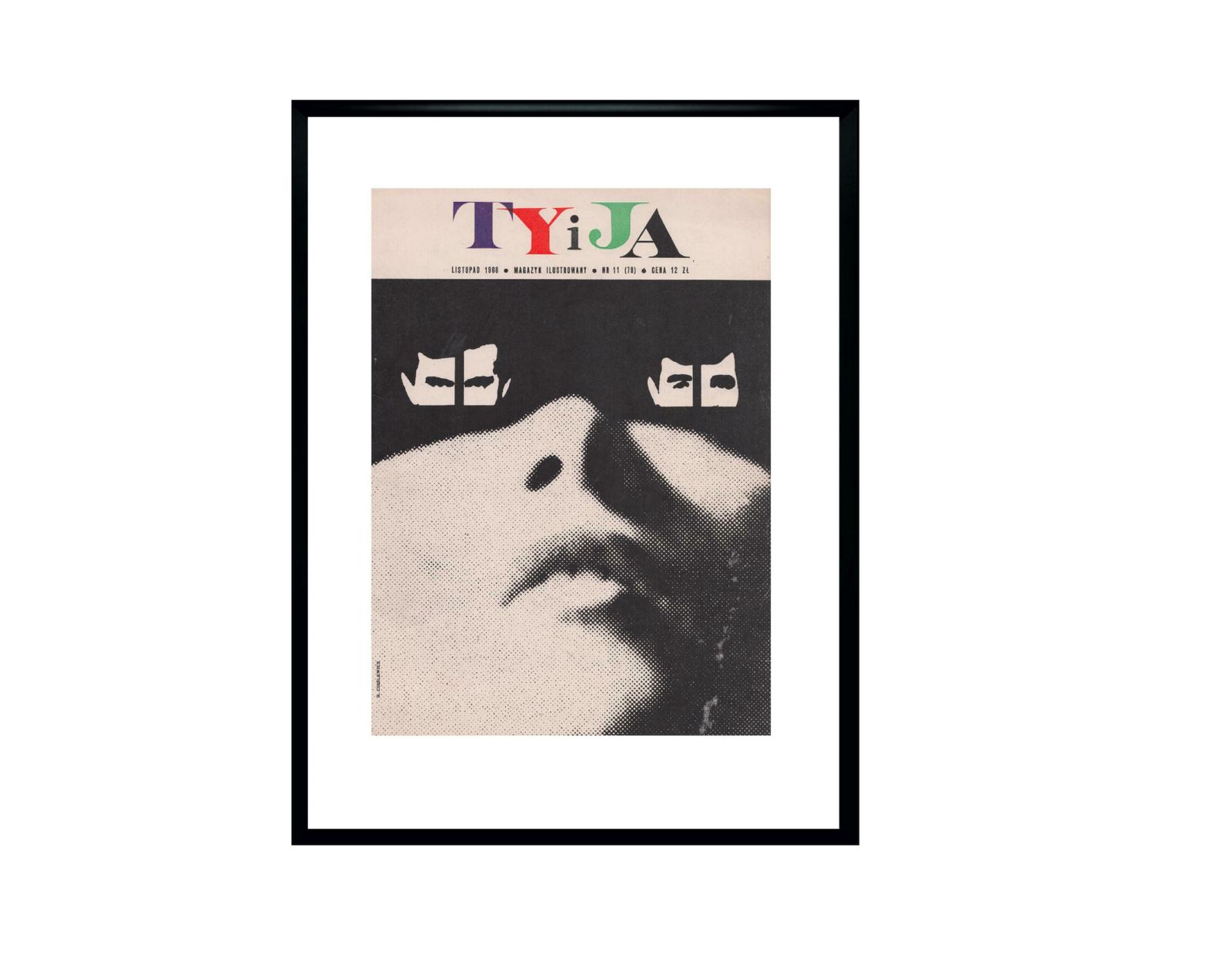 Cover Of The Magazine Ty And Me In The Frame, Cars. Roman Cieślewicz, 11/1966 photo furniture