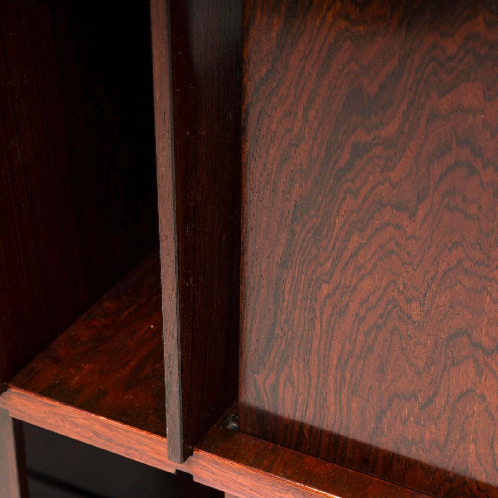 Gianfranco Frattini For Bernini Rosewood Modello 823 Bookshelf, 1960s photo vintage