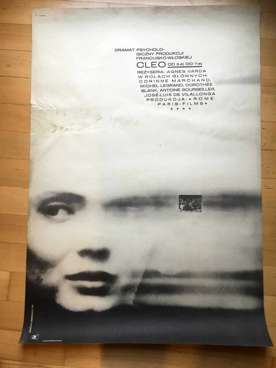 Poster For The Film Cleo From 5 To 7, By Andrzej Onegin Dąbrowski, 1964