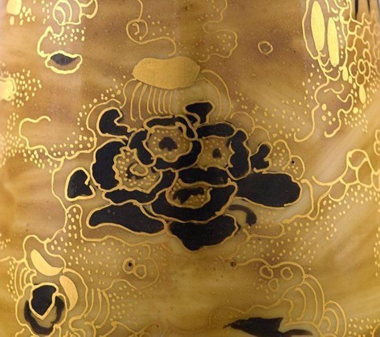Theodor Larsen For Royal Copenhagen, A Pair Of Porcelain Vases, Japanism photo buy