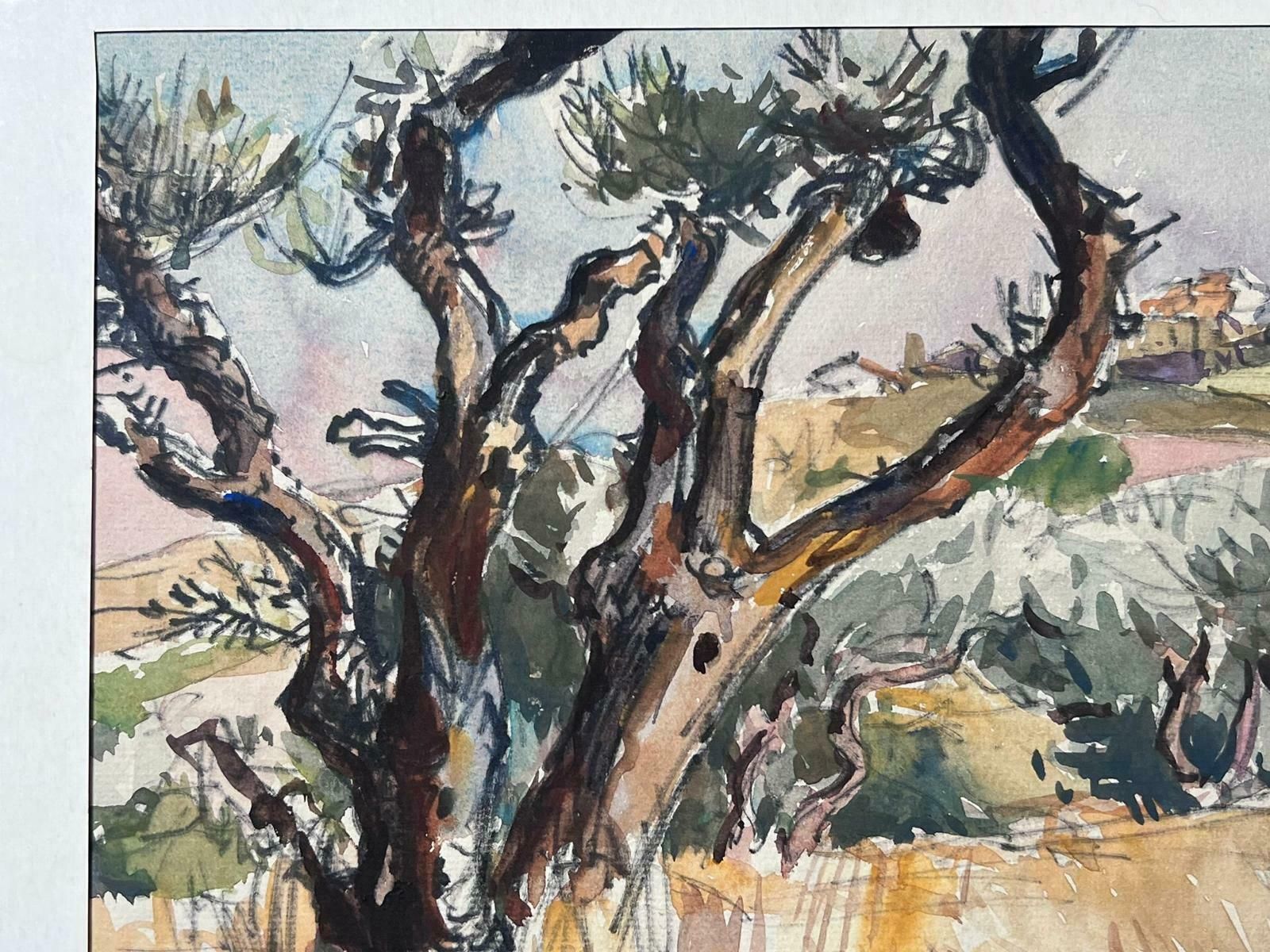 Jean Laforgueprovence Landscape Mid 20th Century French Post Impressionist Signed Painting photo for sale