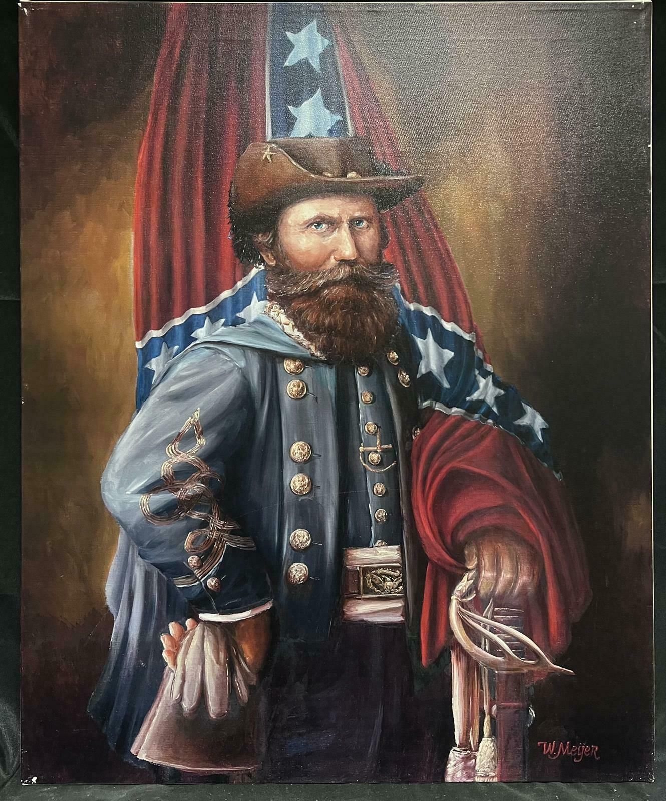 Portrait Of James Ewell Brown Stuart American Civil War photo furniture