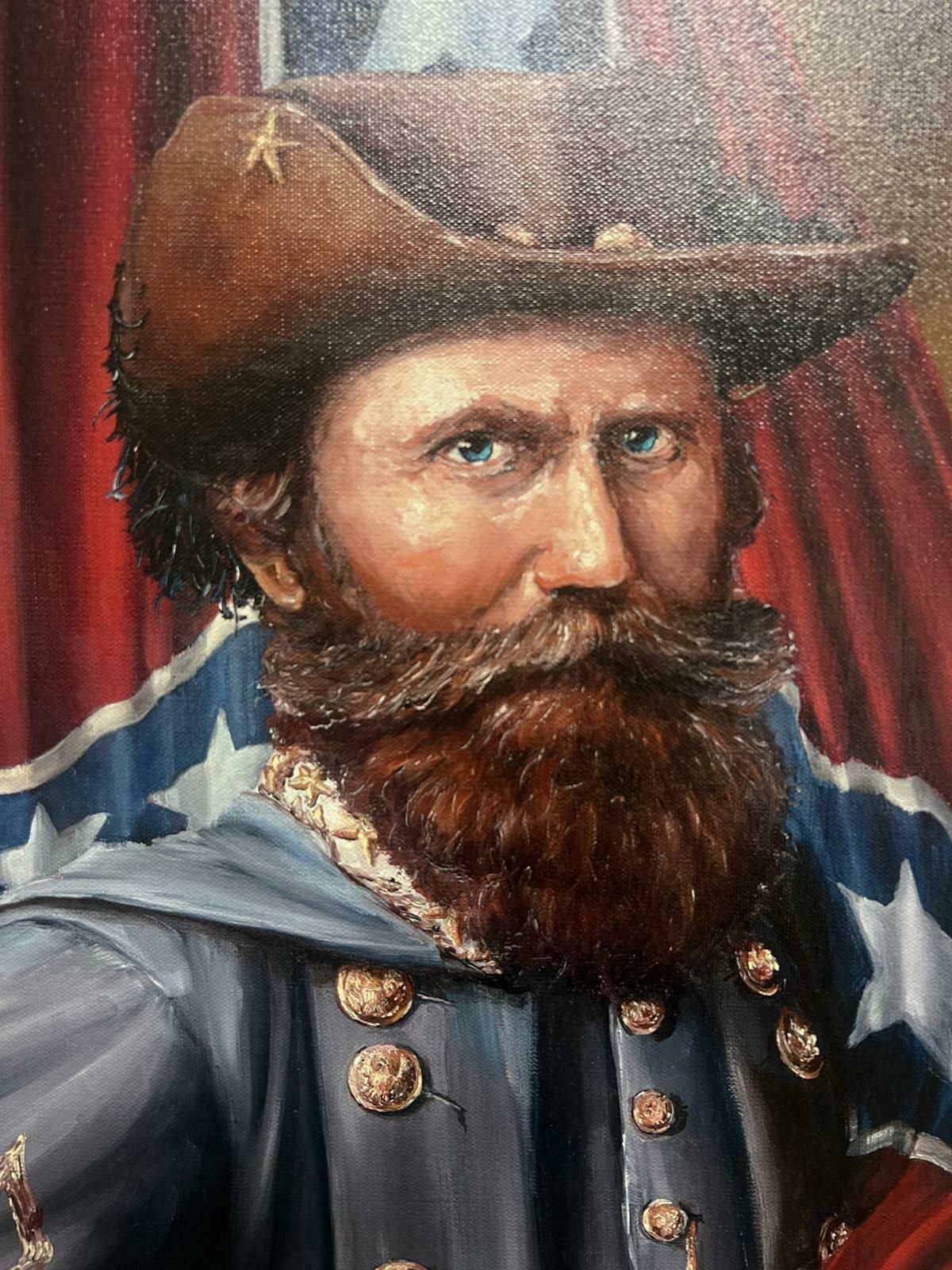 Portrait Of James Ewell Brown Stuart American Civil War photo for sale
