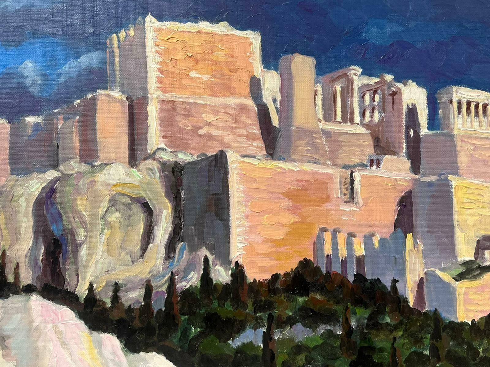 Georges Bordonovecontemporary French Impressionist Oil European Ancient City Fortress Landscape photo 817.0
