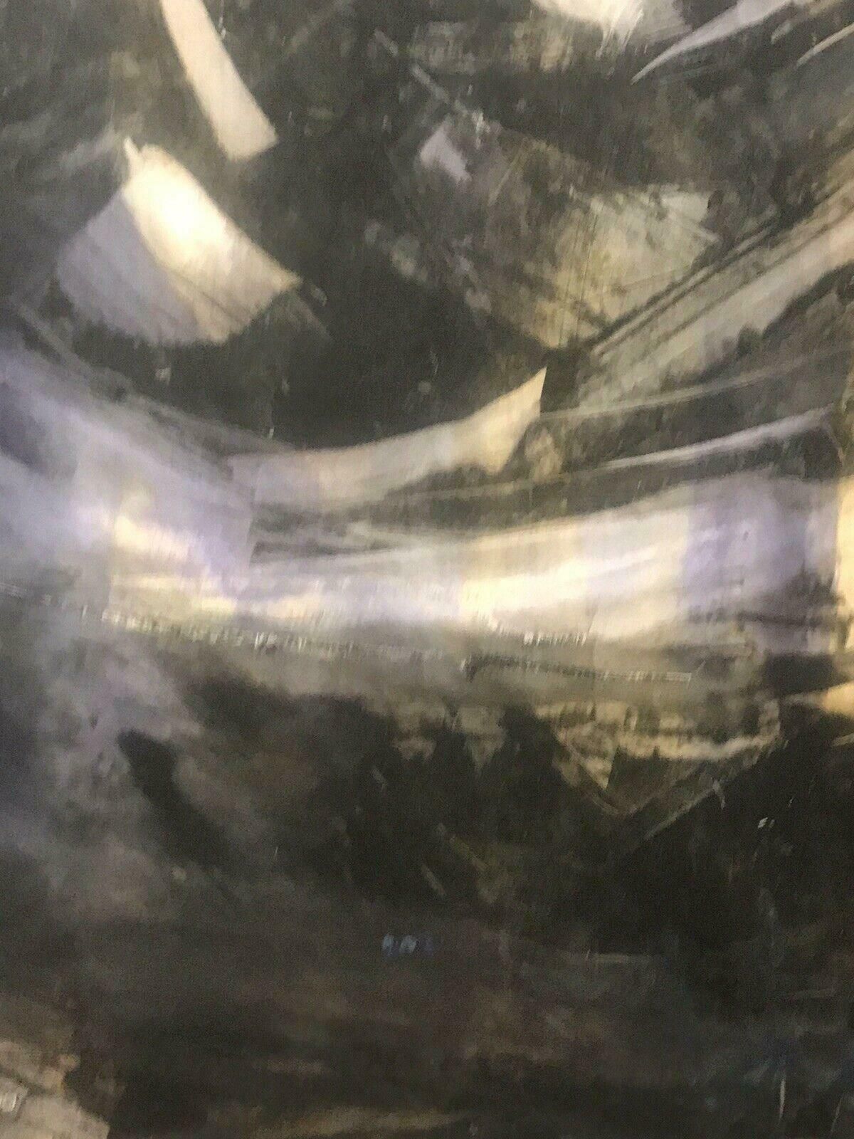 Unknown1980's French Abstract Expressionist Oil Painting   Signed   Blurs Of Colour20th Century photo 587.0