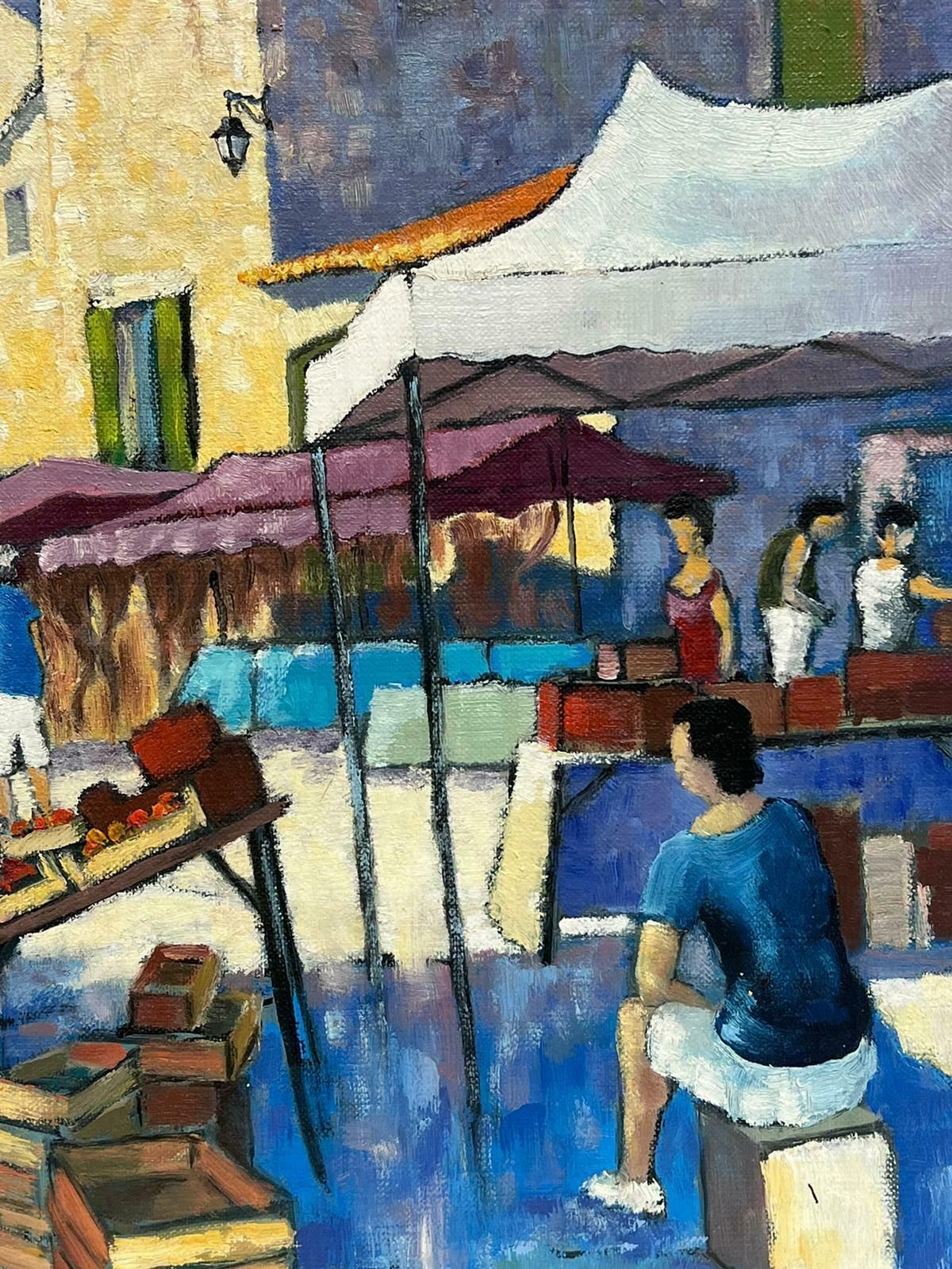 Rousseaulacoste South Of France Beautiful French Modern Oil Painting Signed & Titled photo vinterior