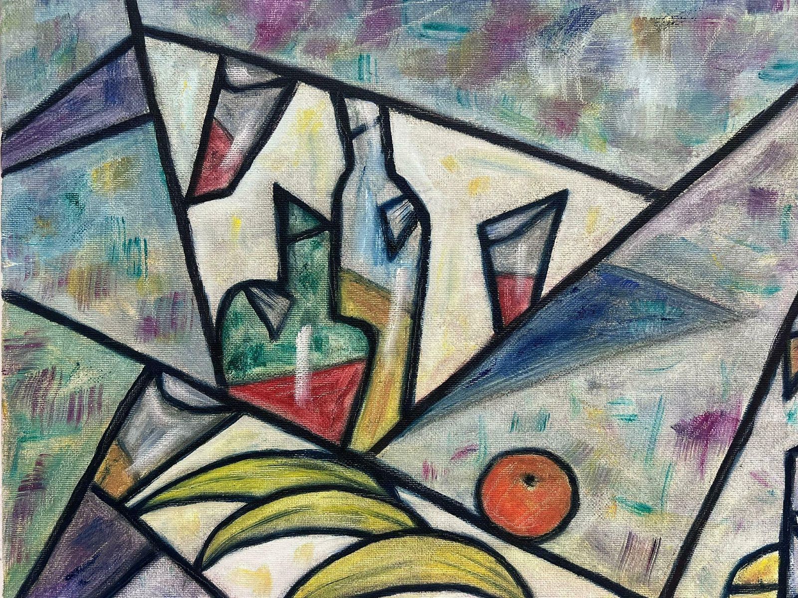 Pierre Vincentcubist French Oil Painting Still Life Abstract Composition photo for sale