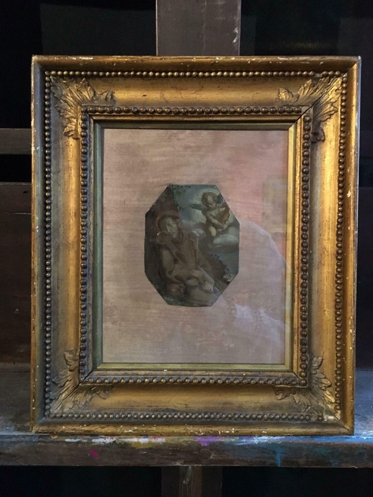 Unknownguardian Angel, 17th Century Italian Old Master Oil On Copper17th Century photo furniture