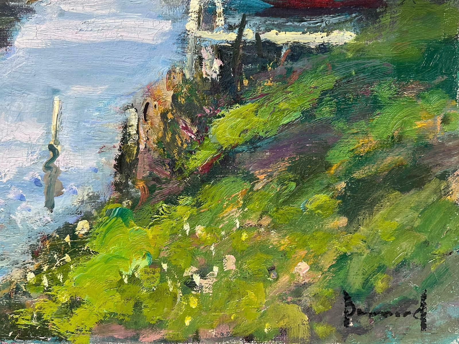 Guy Benardtranquil River Eure Normandy France Beautiful Impressionist Oil Painting Canvas photo Art