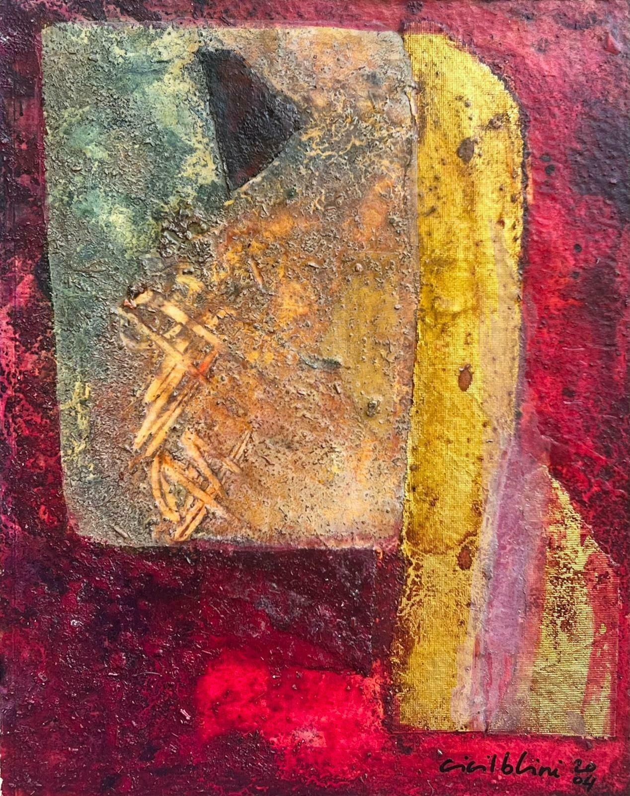 French Schoolcontemporary French Abstract Painting Signed Original Work photo furniture