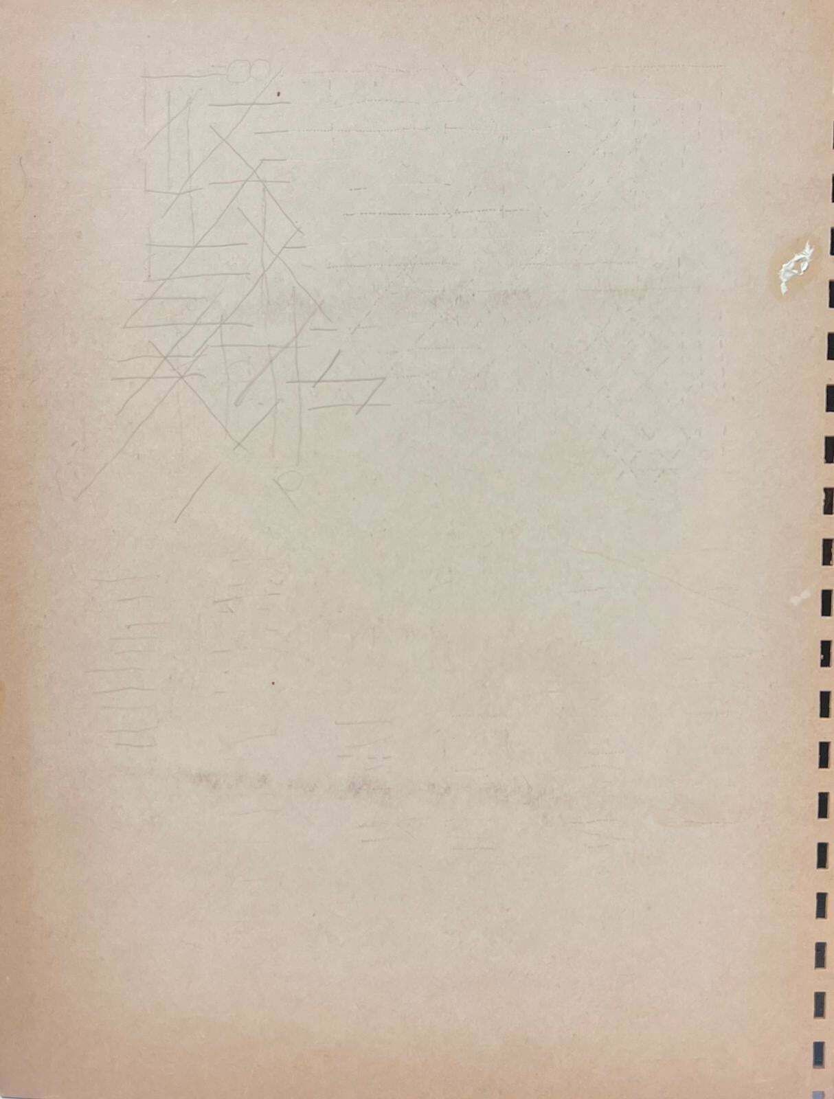 Elisabeth Hahn20th Century German Modernist Painting White Door Way In Grey Gated Landscape20th Century photo for sale