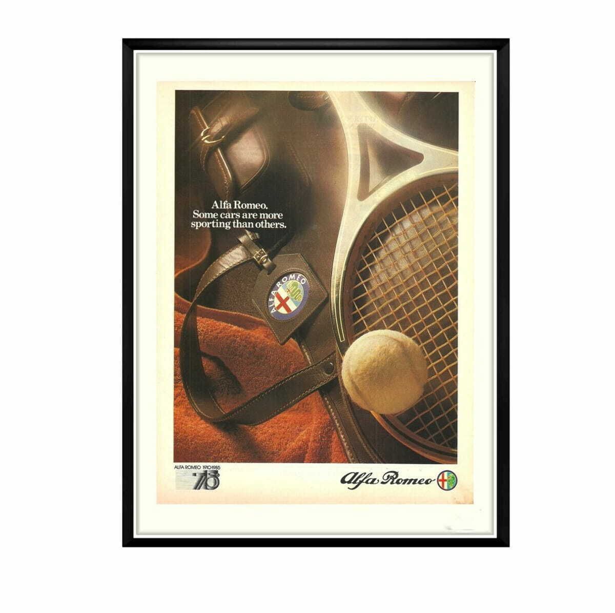 Set Of Three Ads Alfa Romeo, 70s photo for sale