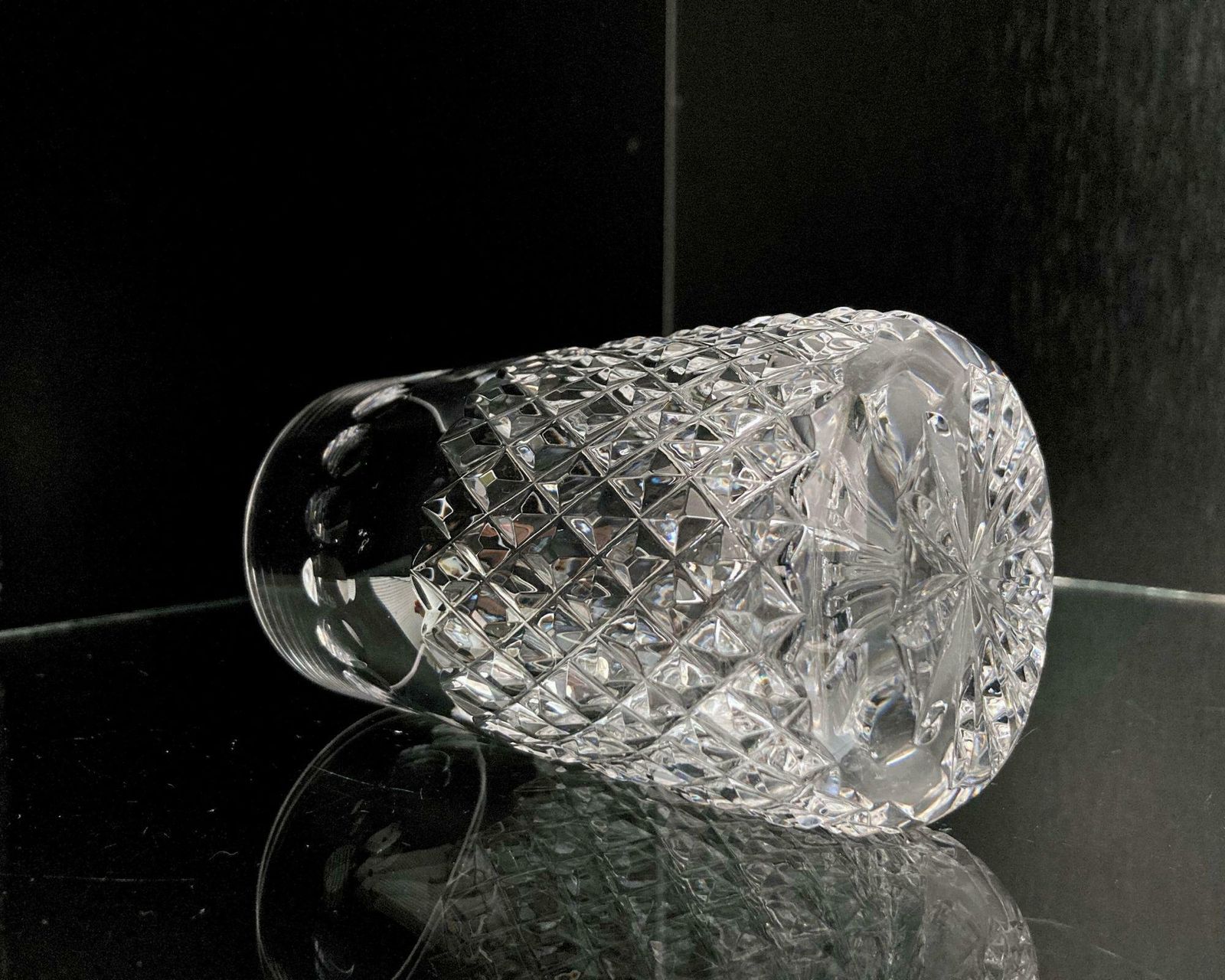 Kristallen Waterglazen Dun | 6 Stuks | Cocktailglazen | Diamantslipwerk photo for sale