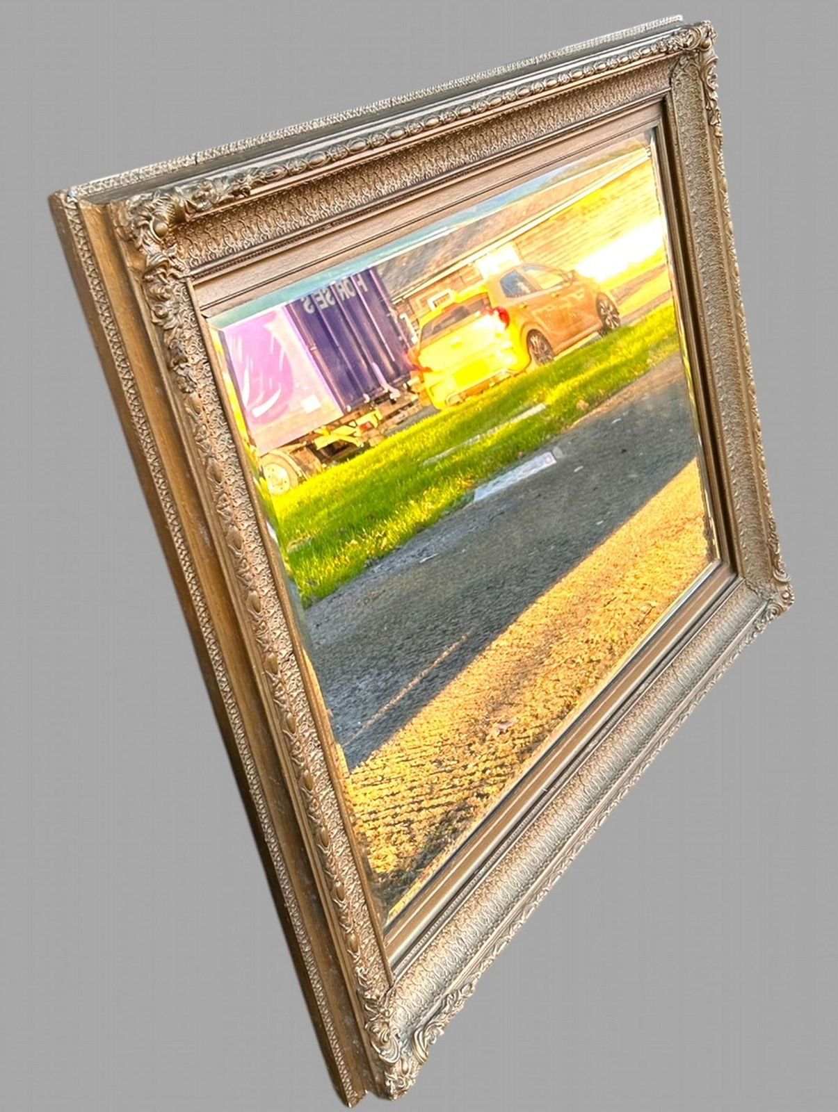 A 19thc Picture Frame Converted To Mirror photo for sale