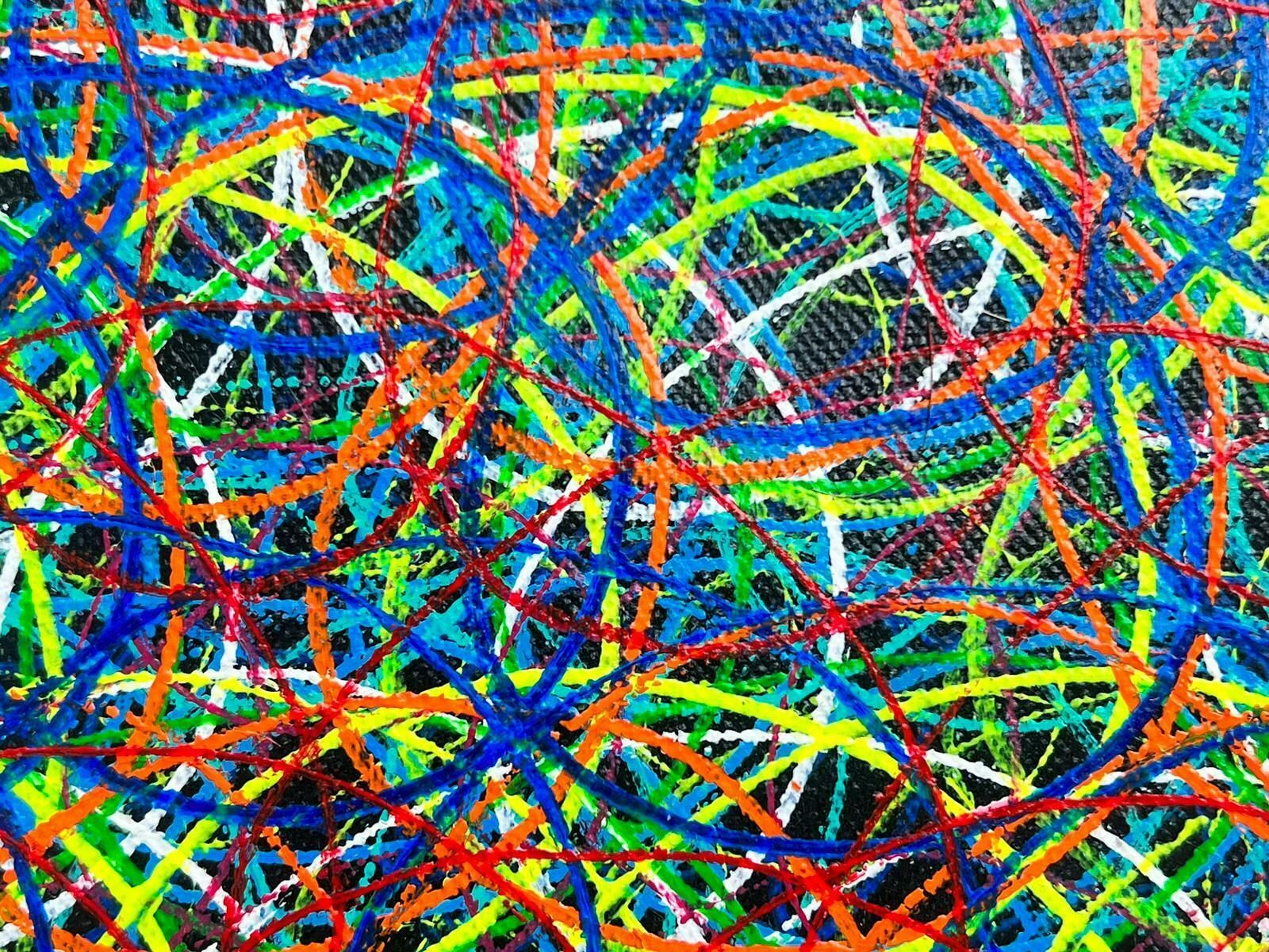 Ana Perez Ventura Contemporary Spanish Painting Circles & Swirls photo furniture