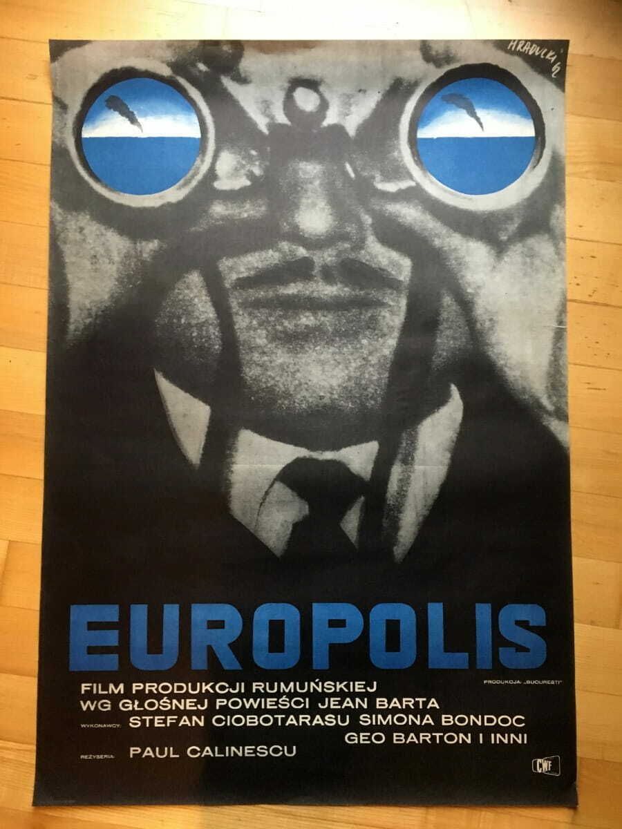 Poster For The Film Europolis, Cars. Maciej Raducki, 1962