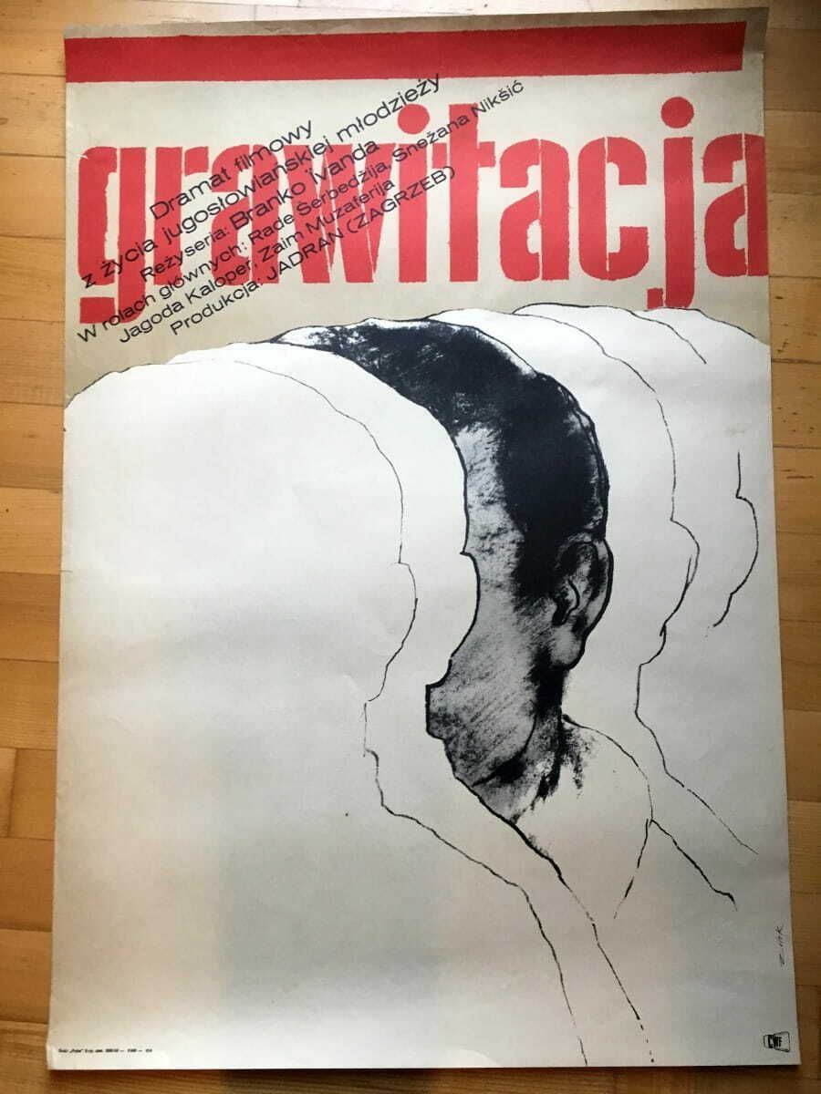 Poster For The Movie Gravity, Cars. Bronisław Zelek, 1969