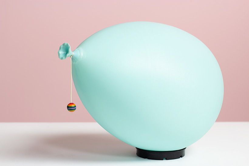 Yves Christin Design Icon Balloon Lamp Bilumen 80s photo Lighting