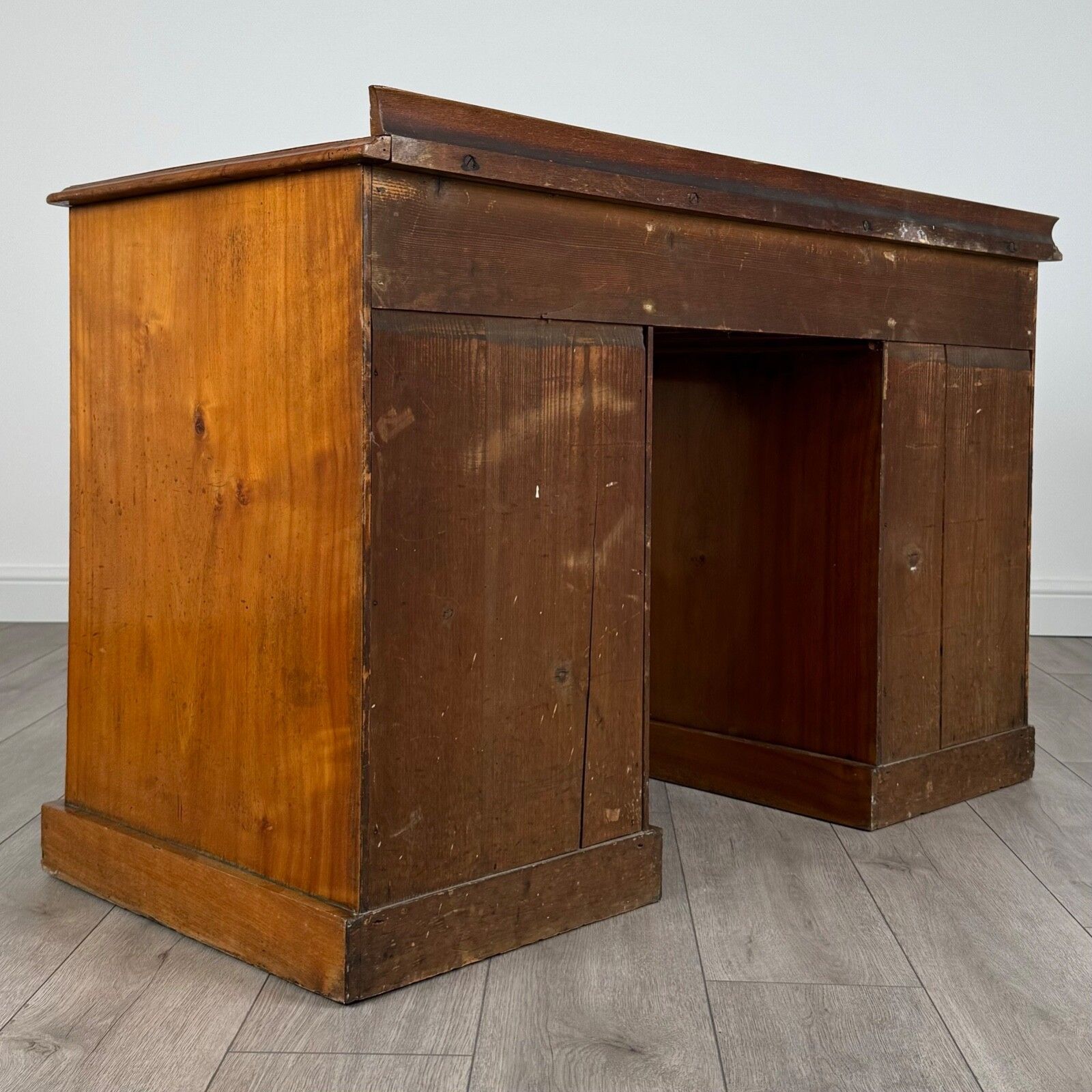 Antique 19th Century Good Quality Satin Wood Desk photo Furniture
