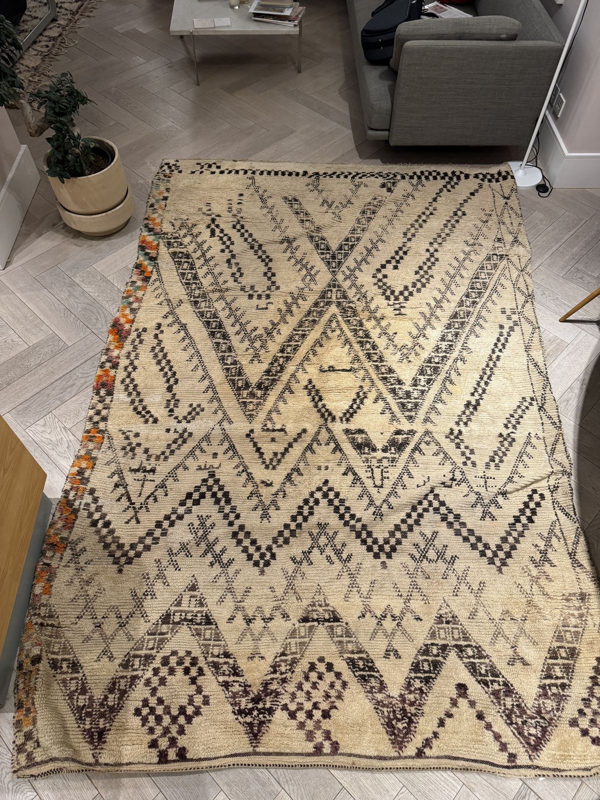 1960s Beni Ourain Rug (Mid Atlas Mountains, Berber) photo 2000.0