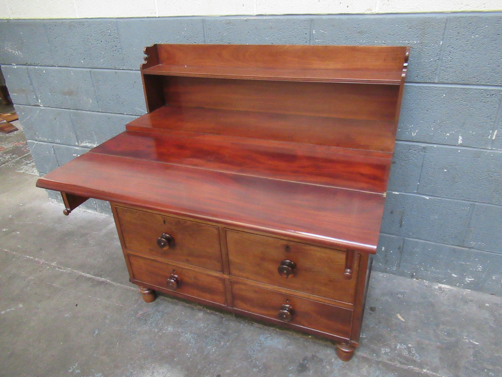 Unusual  Victorian  Mahogany  Folding Chest Of Drawers photo buy