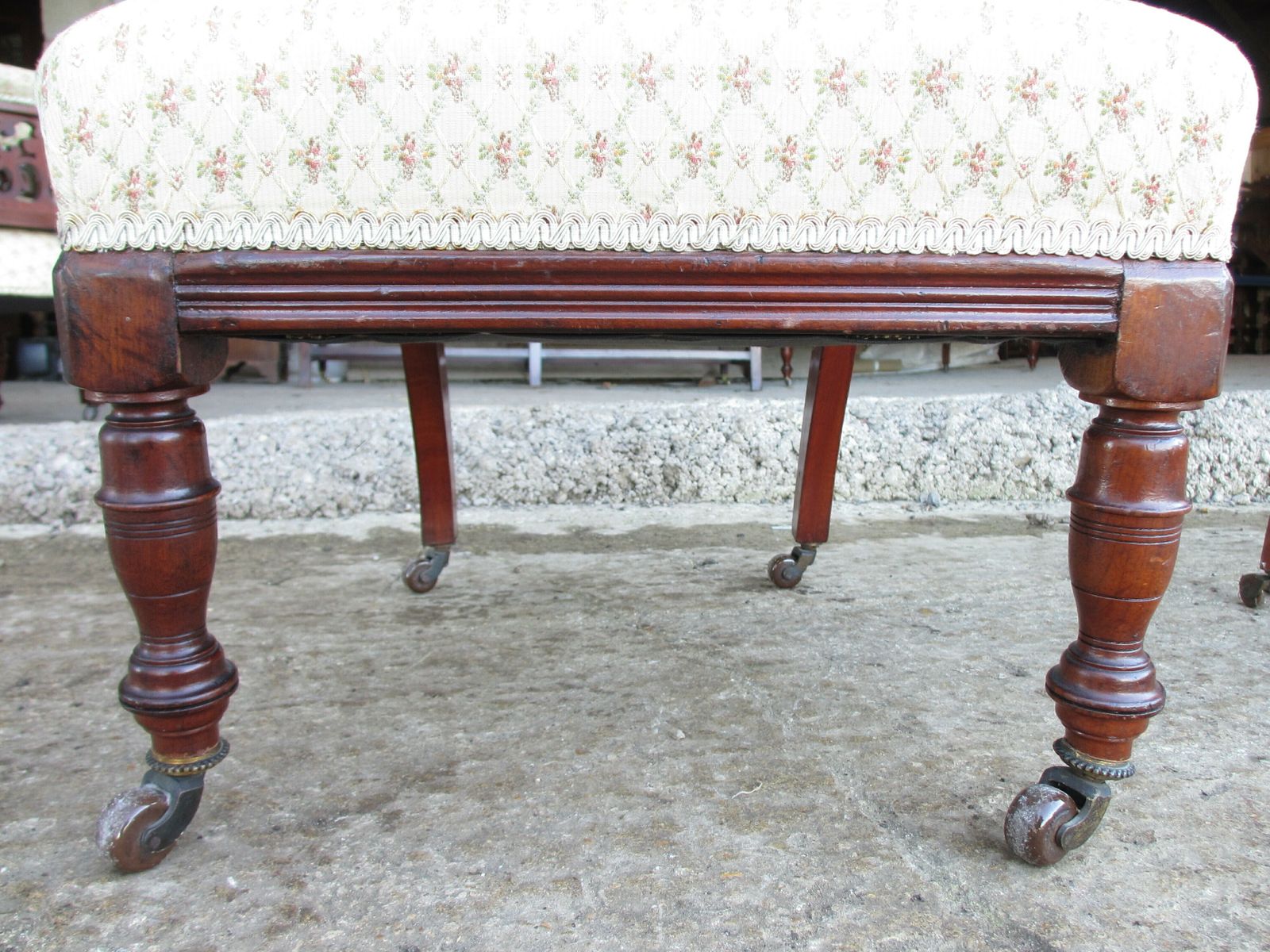 Superbvictorian Mahogany Upholstered 5 Piece Parlour Suite photo buy