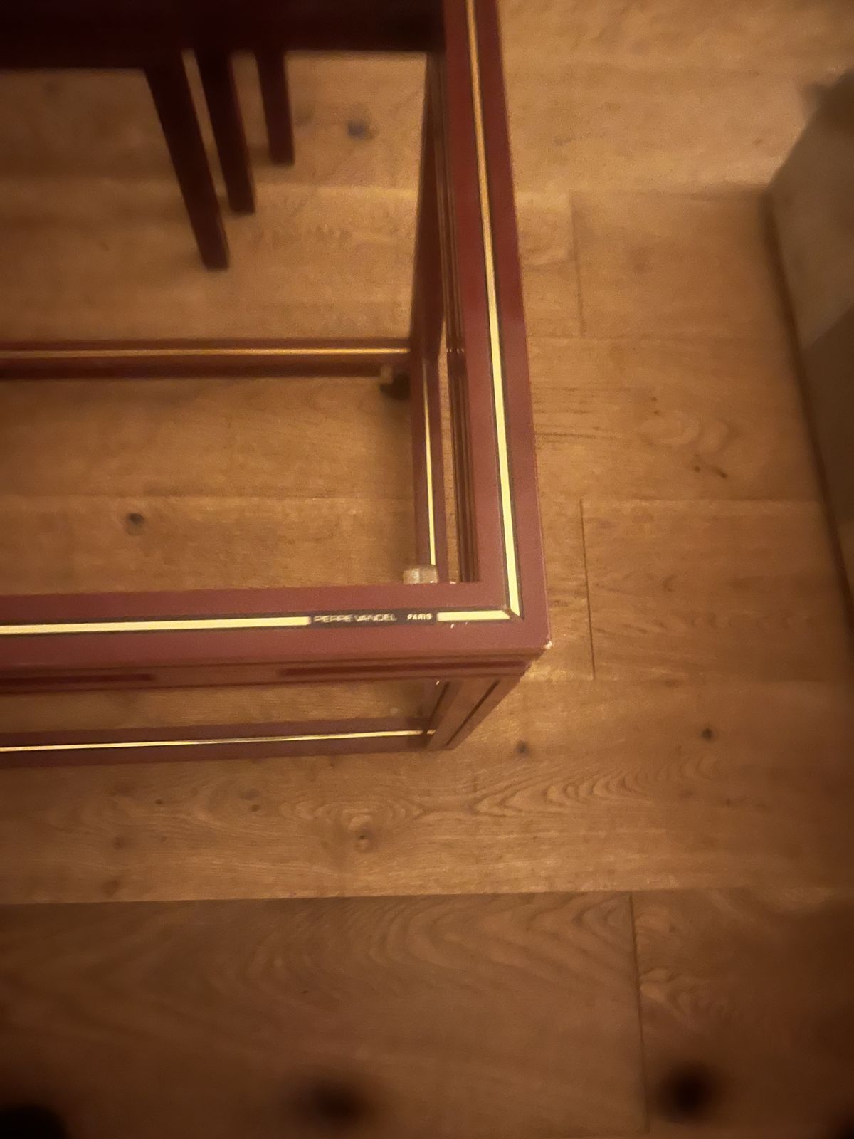Pierre Vandel Nest Of Three Tables +Matching Coffee Table Rare Together. photo furniture