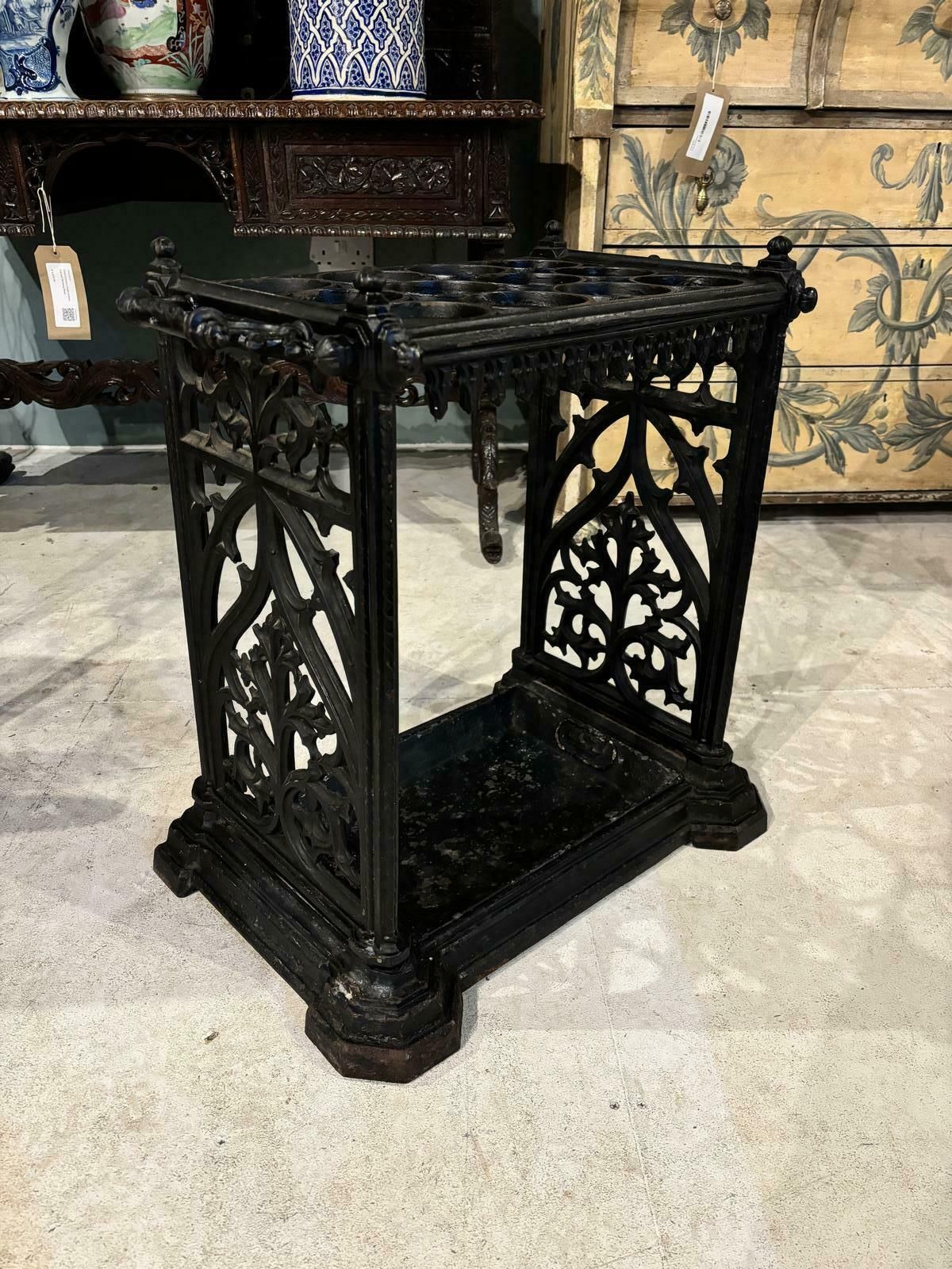 19th Century Cast Iron Stick Stand
