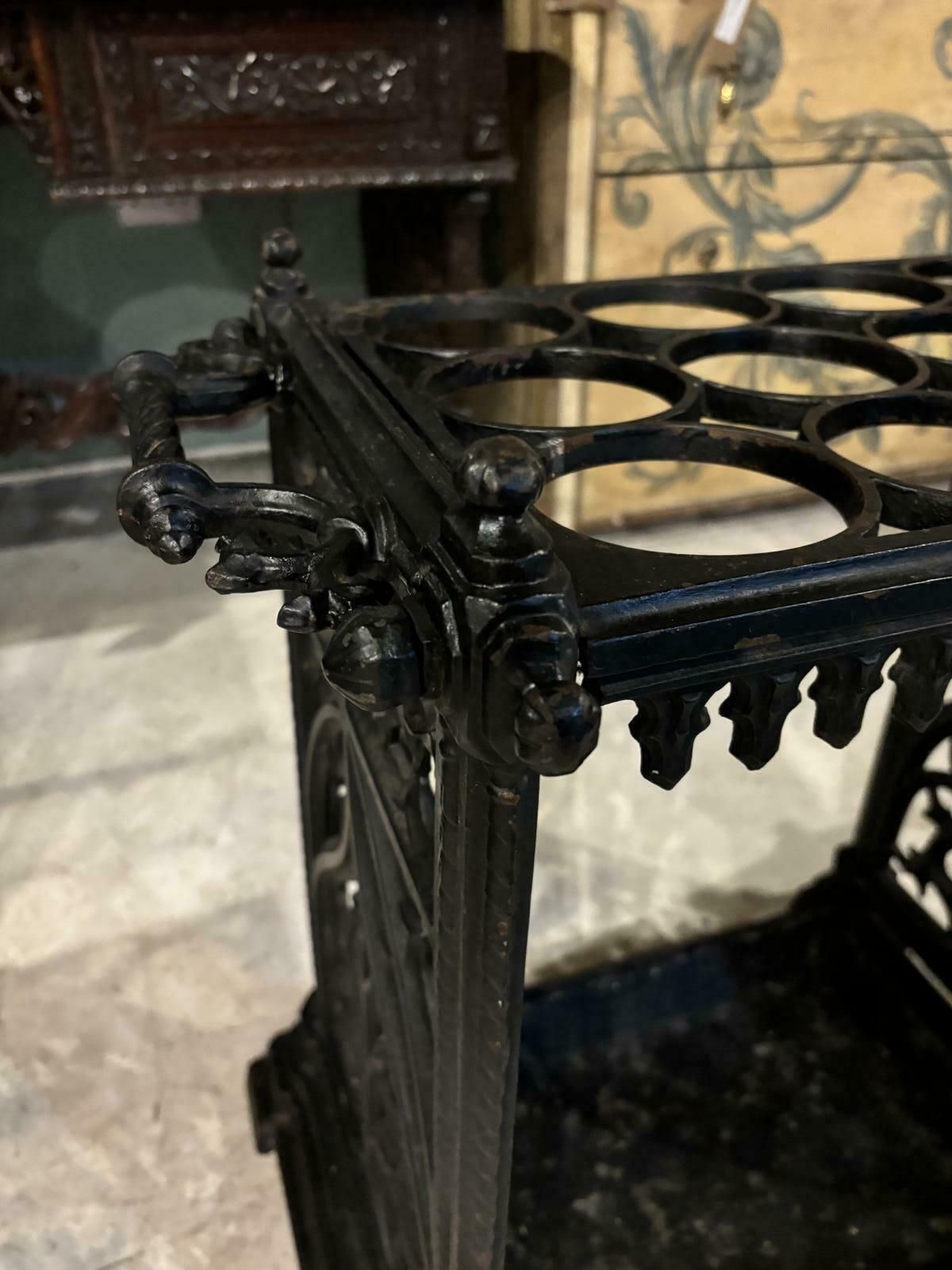 19th Century Cast Iron Stick Stand photo buy