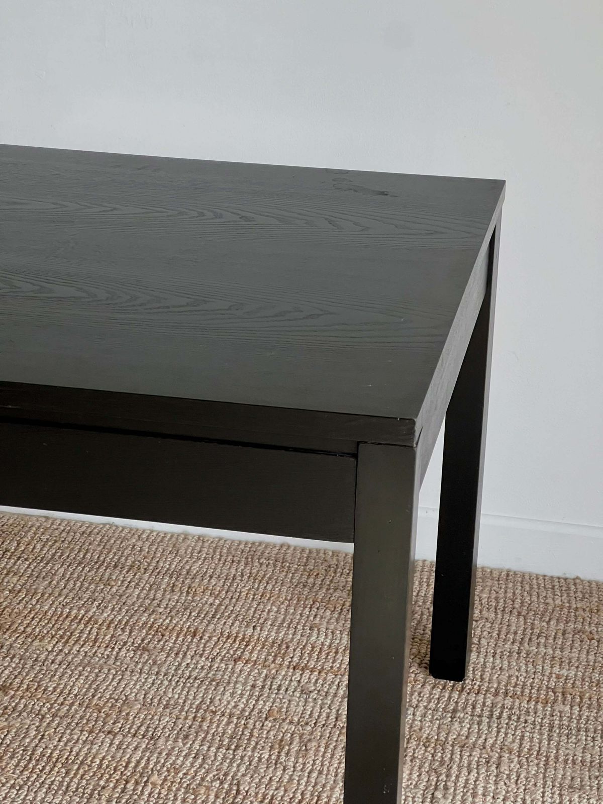 Black Italian Dining Table, Boho photo vinterior