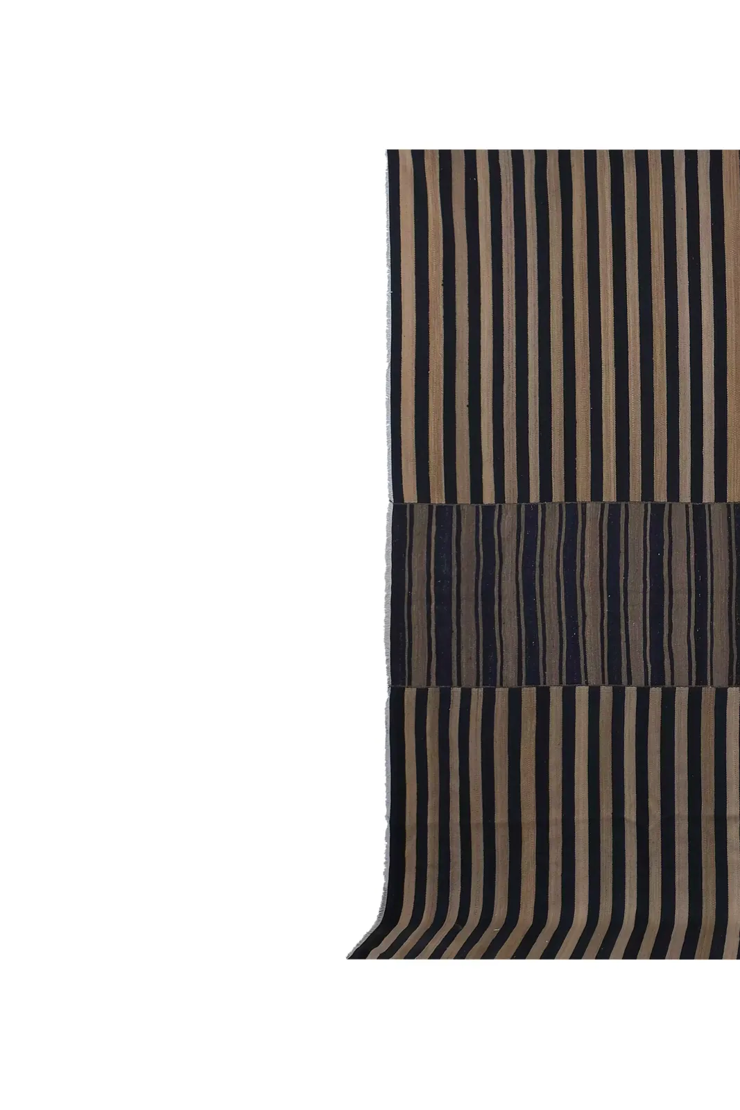 Giant Anatolian Striped Kilim Rug 11' X 13'1'' photo furniture