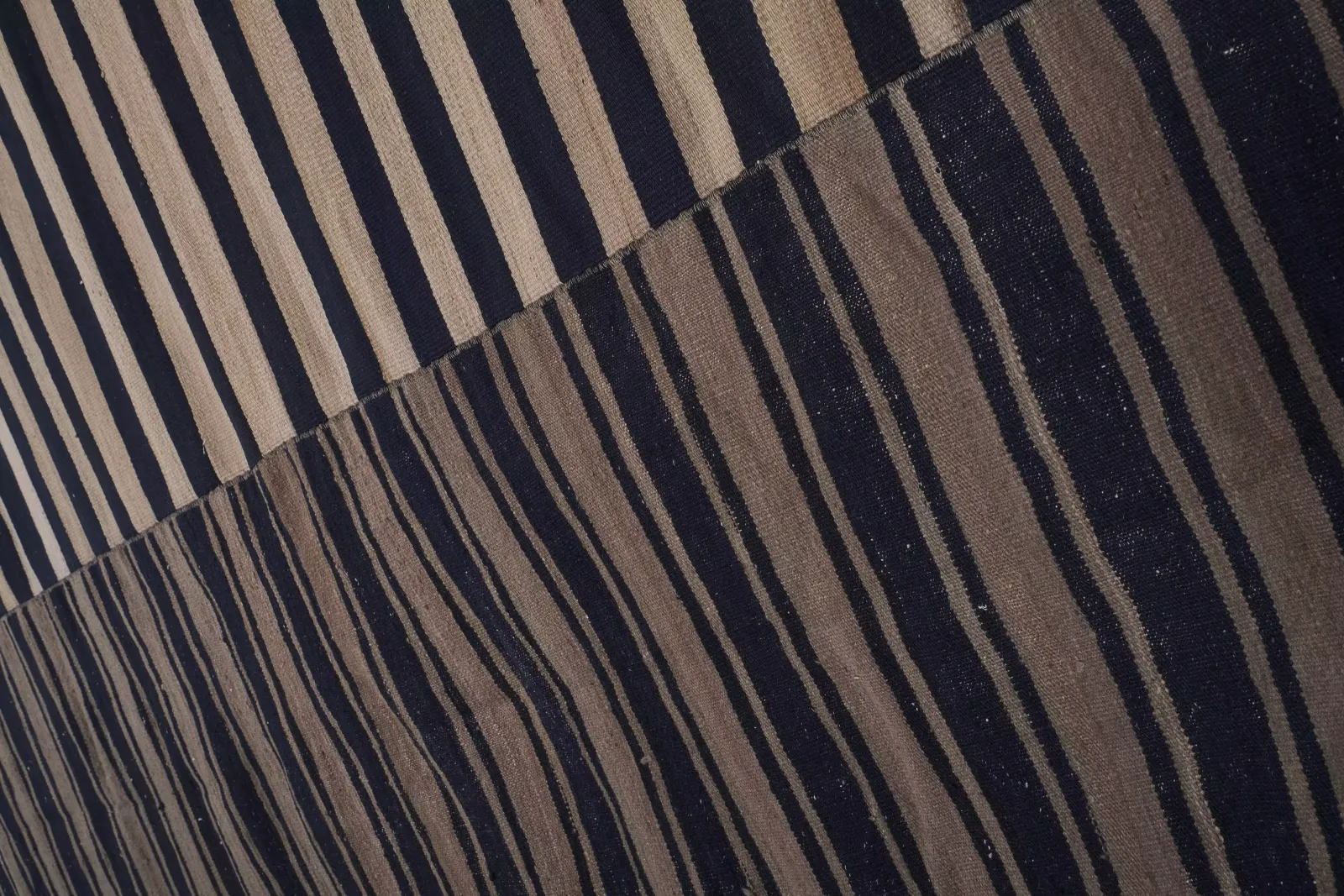 photo for sale Giant Anatolian Striped Kilim Rug 11' X 13'1''