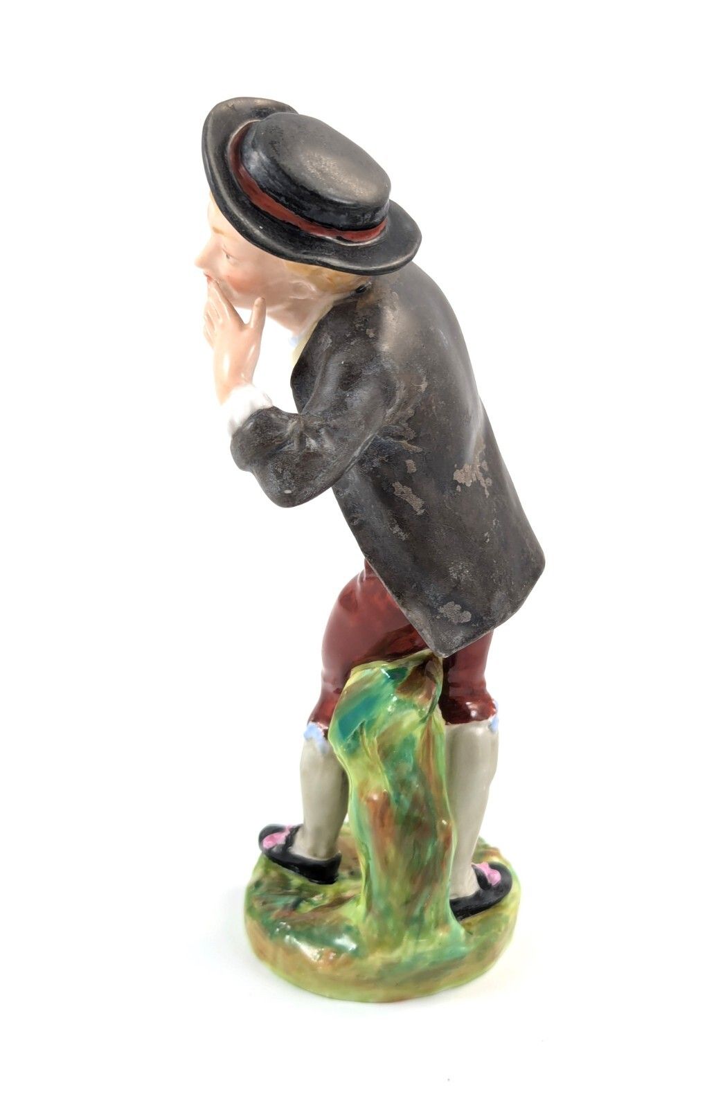 Very Rare Porcelain Figurine Of A Boy, Crown Derby, 1880 photo furniture