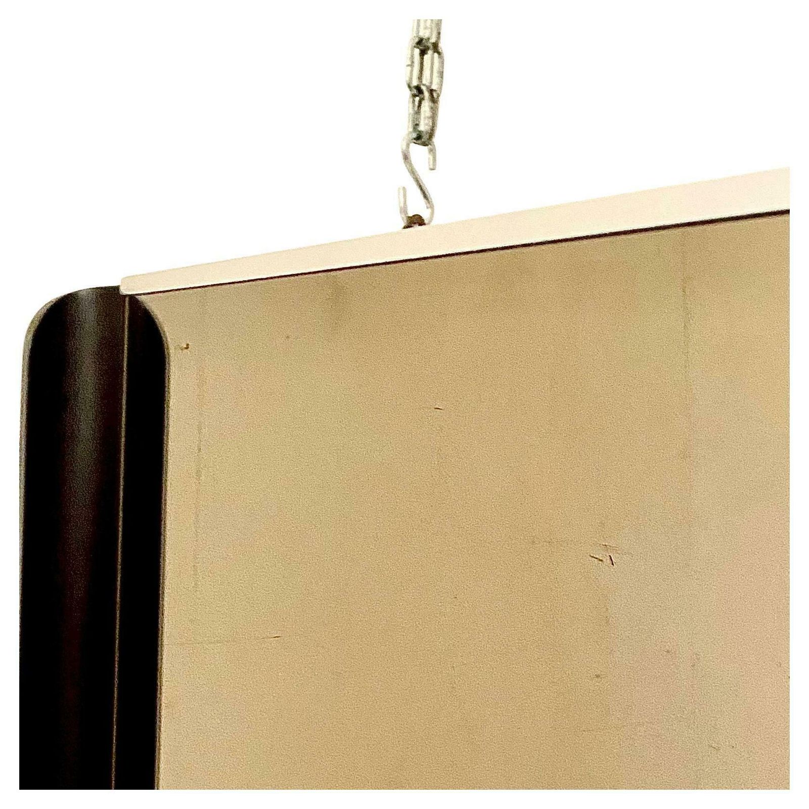 Midcentury Modern Barber Shop Wall Mirror, Italy 1970 photo 800.0