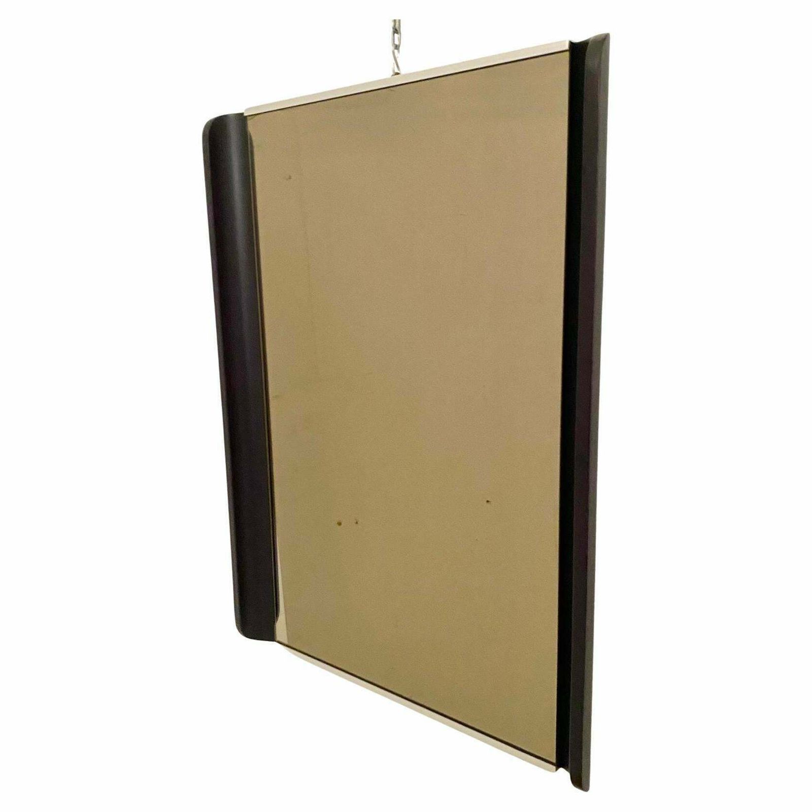 Midcentury Modern Barber Shop Wall Mirror, Italy 1970 photo buy
