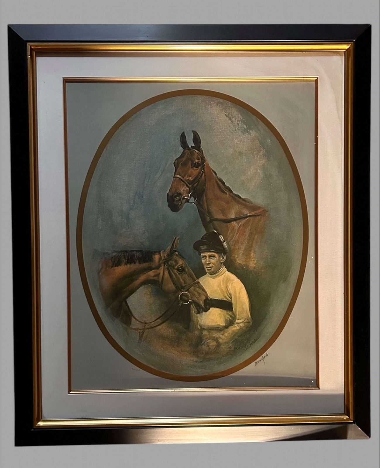 Susan Crawford Limited Edition Print 'Studies Of Arkle And Pat Taaffe'