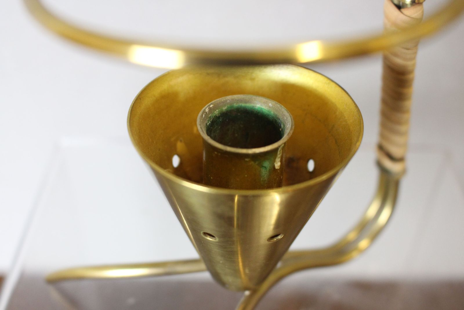 Late 1950’s Swedish Candleholder Designed By Gunnar Ander For Ystad Metall photo for sale