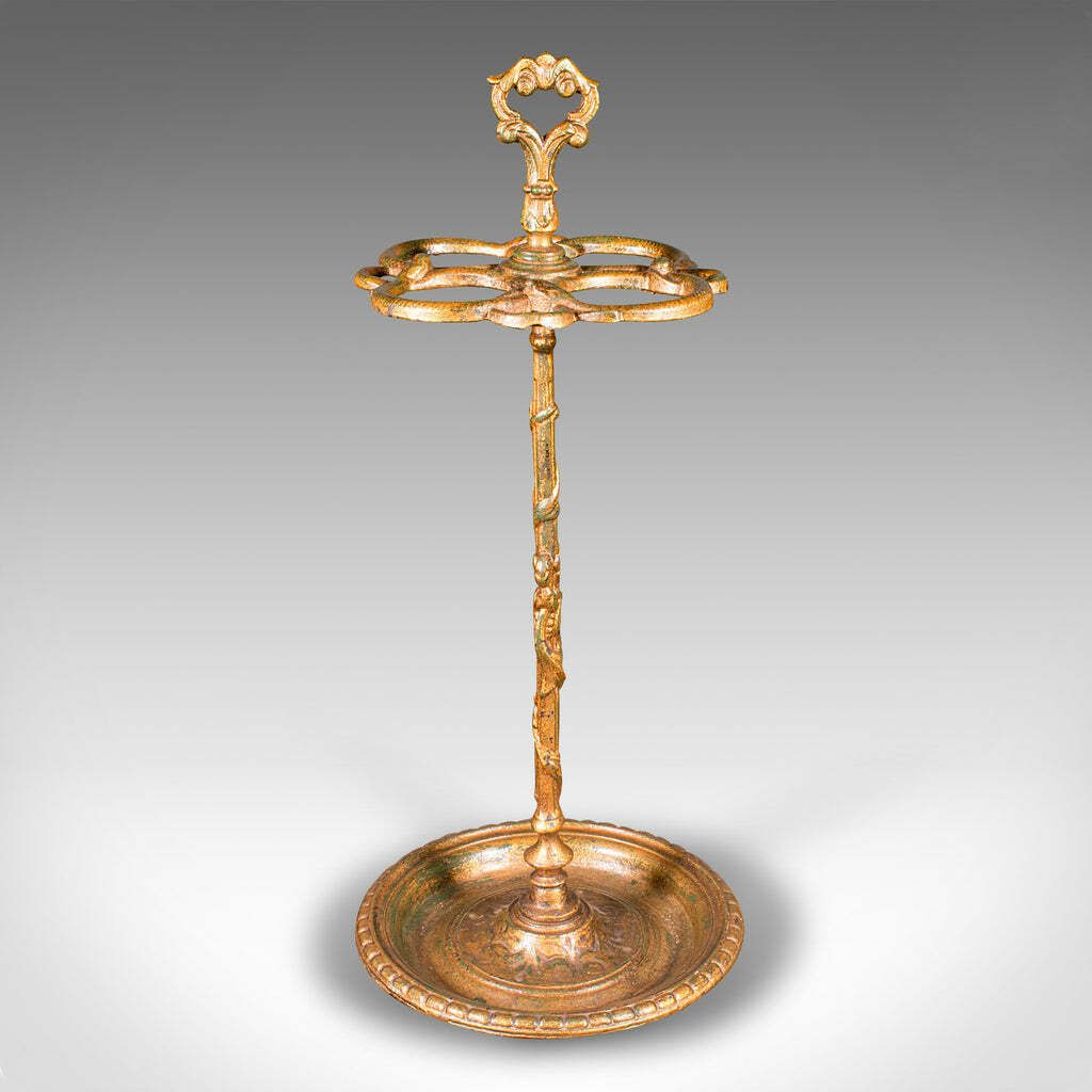 Antique Gentleman's Stick Stand, English, Hallway Umbrella Loop, Victorian, 1860 photo 795.0