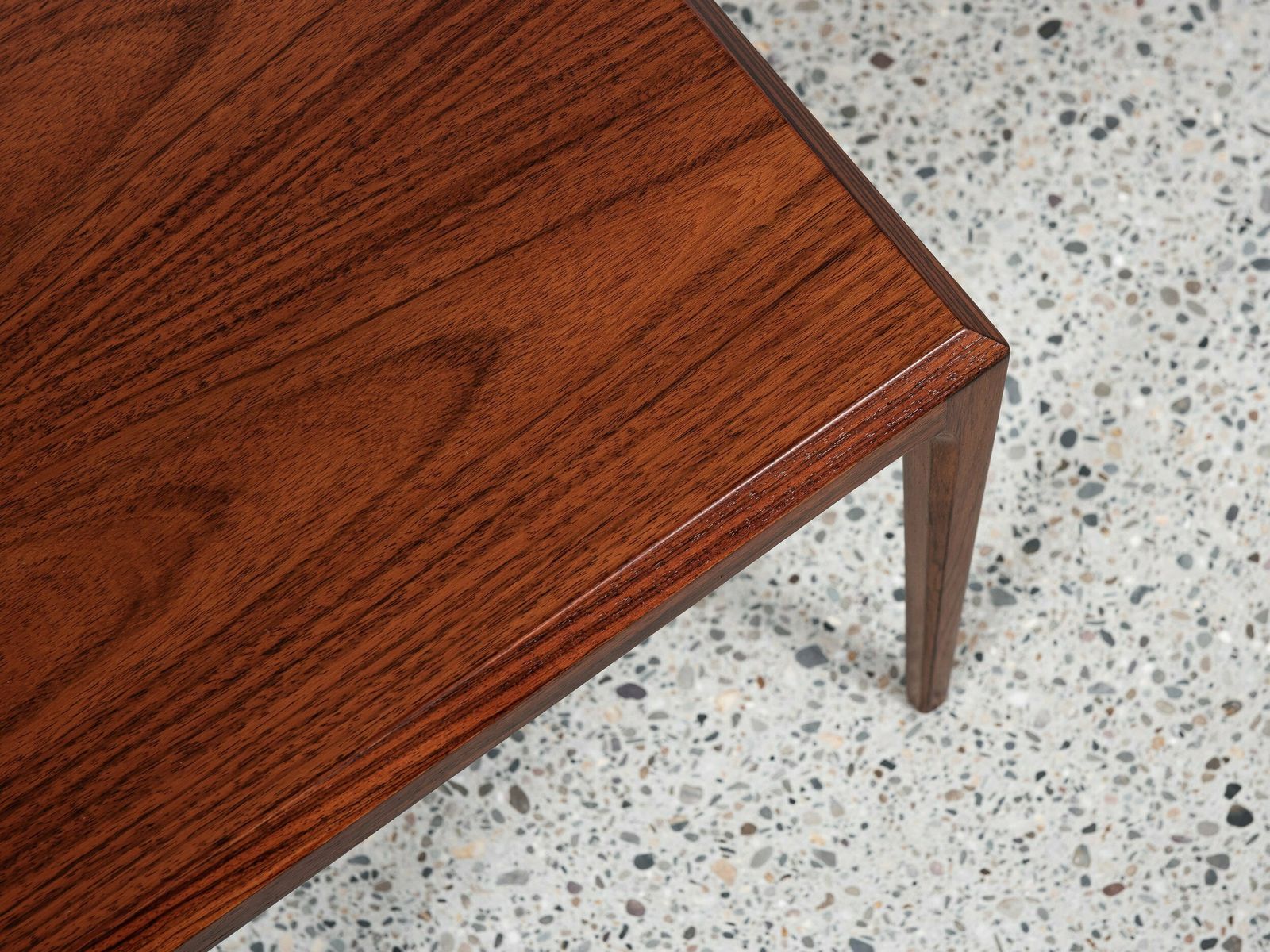 Midcentury Danish Nest Of 3 Side Tables In Teak By Johannes Andersen For Silkeborg 1960s photo buy