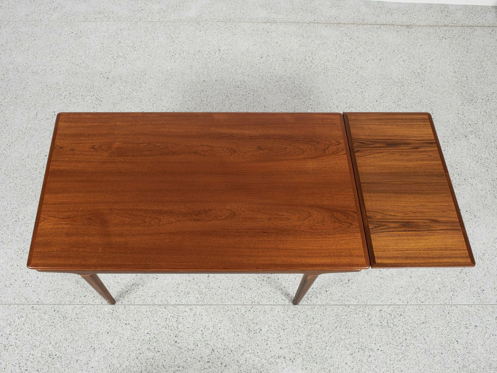 Midcentury Rectangular Extendable Dining Table In Teak By Johannes Andersen For Uldum 1960s photo buy