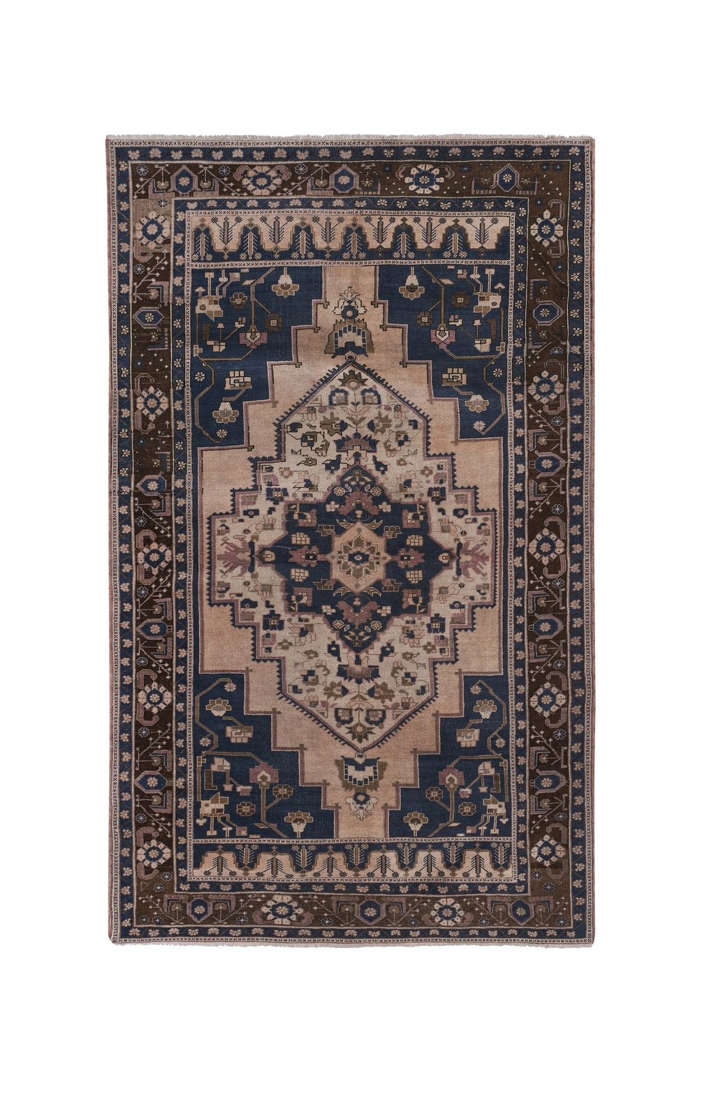 Turkish Konya Taspinar Rug With Venetian Renaissance Style 6'3'' X 10'5''
