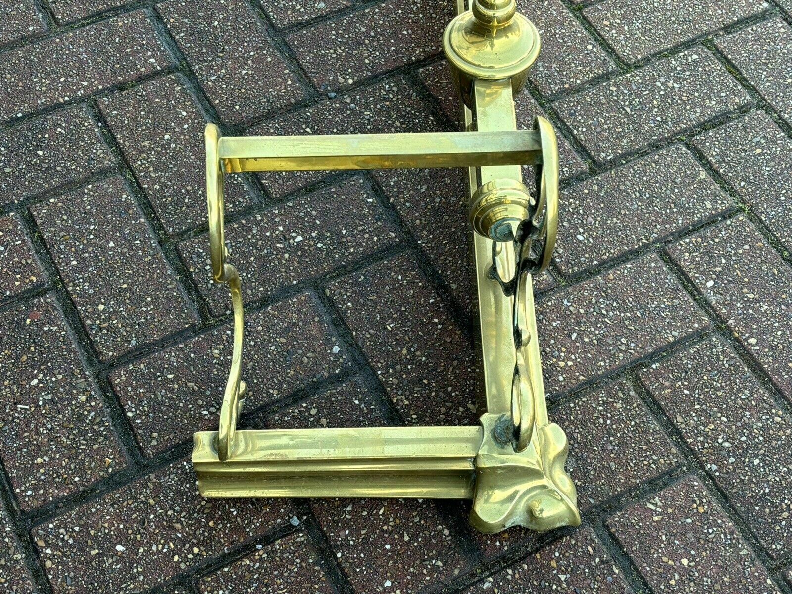 Victorian Brass Fender For A Fireplace photo 403.0