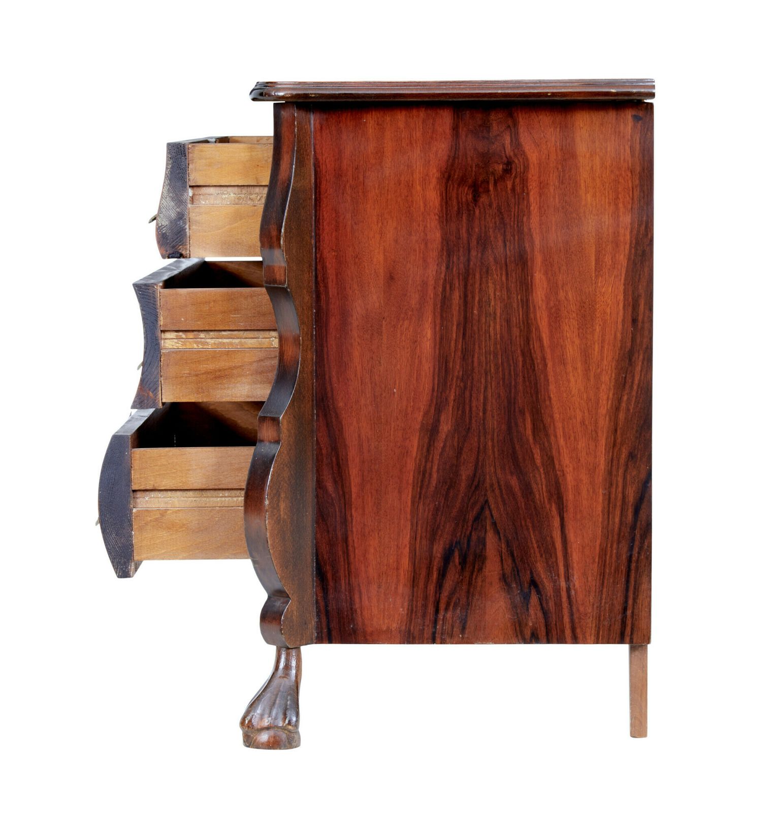 Mid Century Small Mulberry Bombe Chest Of Drawers photo vinterior