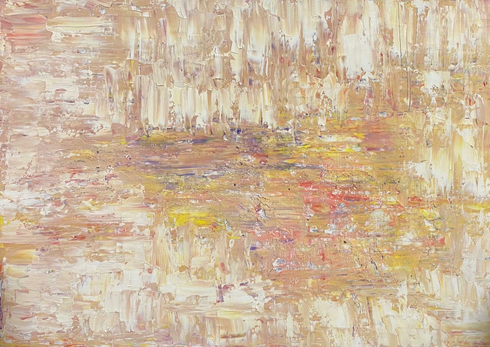 P Vilettelarge 20th Century Original French Expressionist Oil Painting20th Century