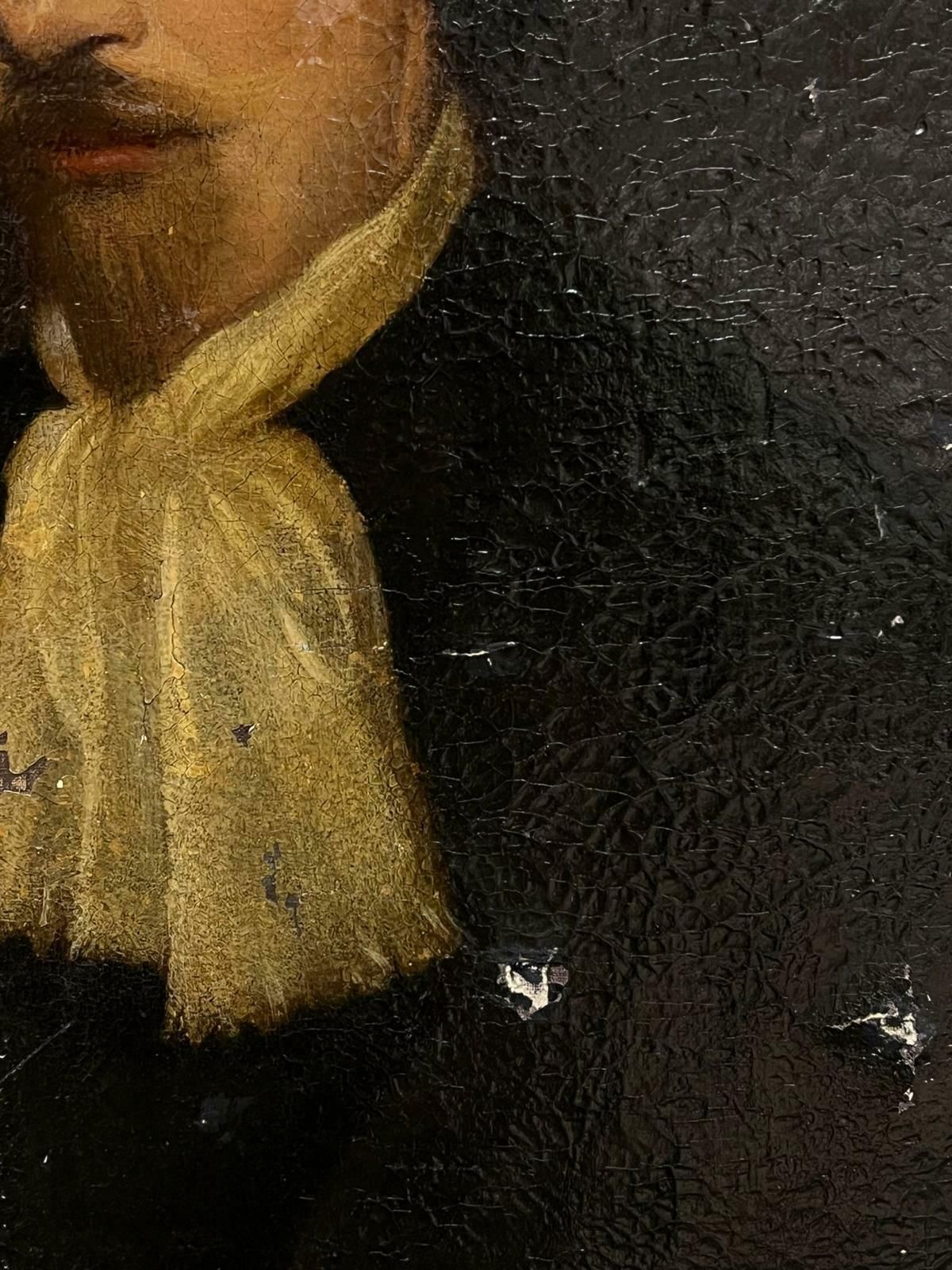 French School18th Century French Portrait Of Mysterious Man Oil On Canvas For Restoration photo 1018.0
