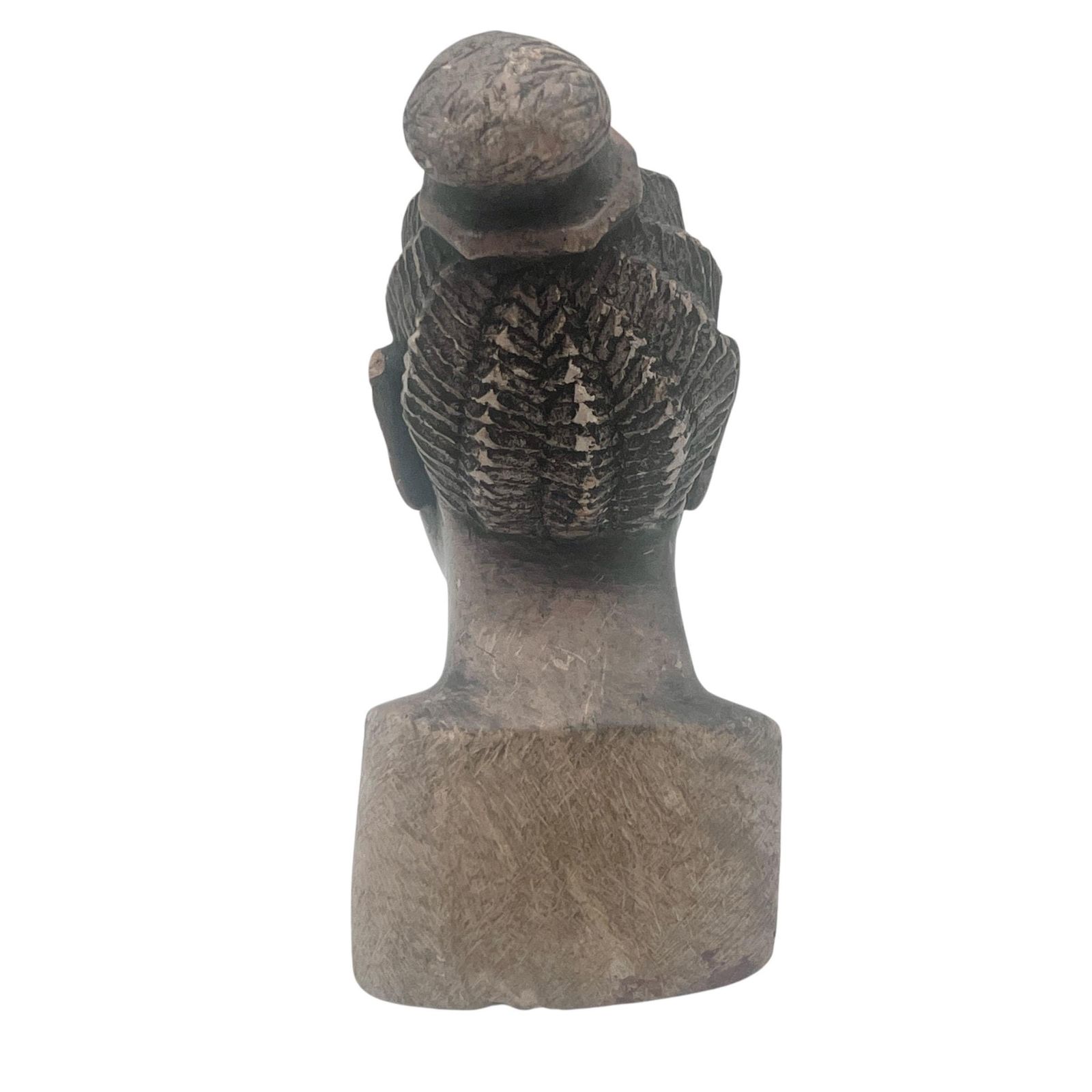 Vintage Heavy Shona Head Of A Female   Home Decor photo Art