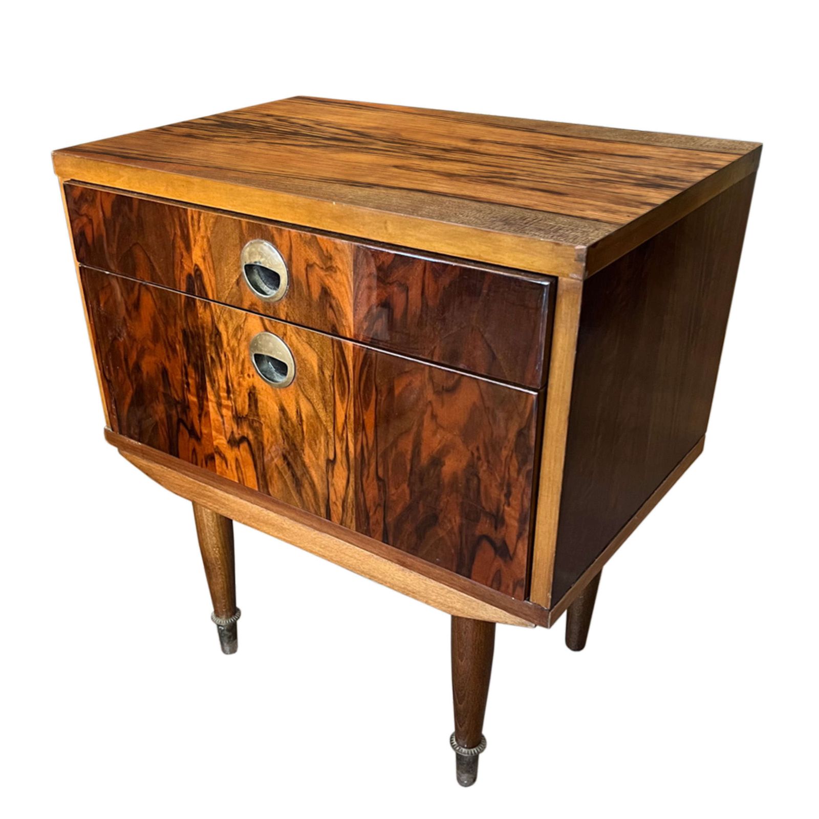 Pair Of Italian Midcentury Nightstands photo for sale