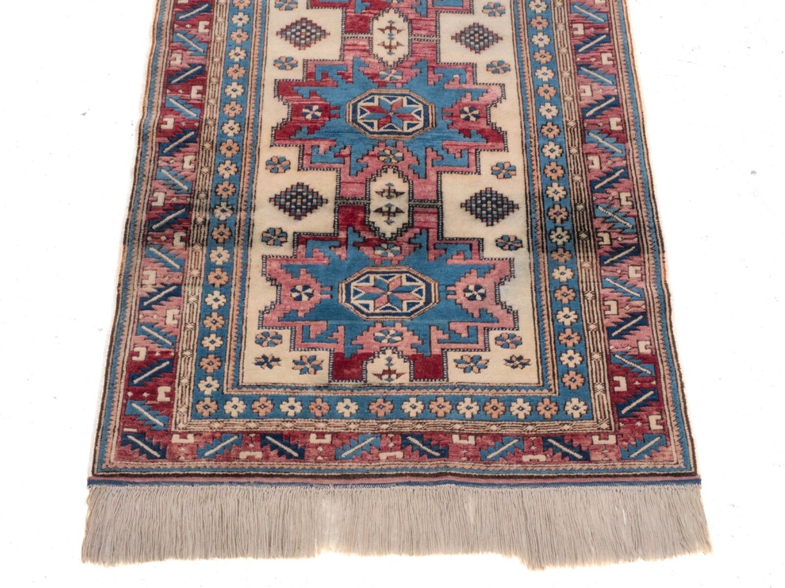 Kars Kazak Turkish Anatolian Rug 6'4"X3'6" (194x107cm Carpet) photo Textiles